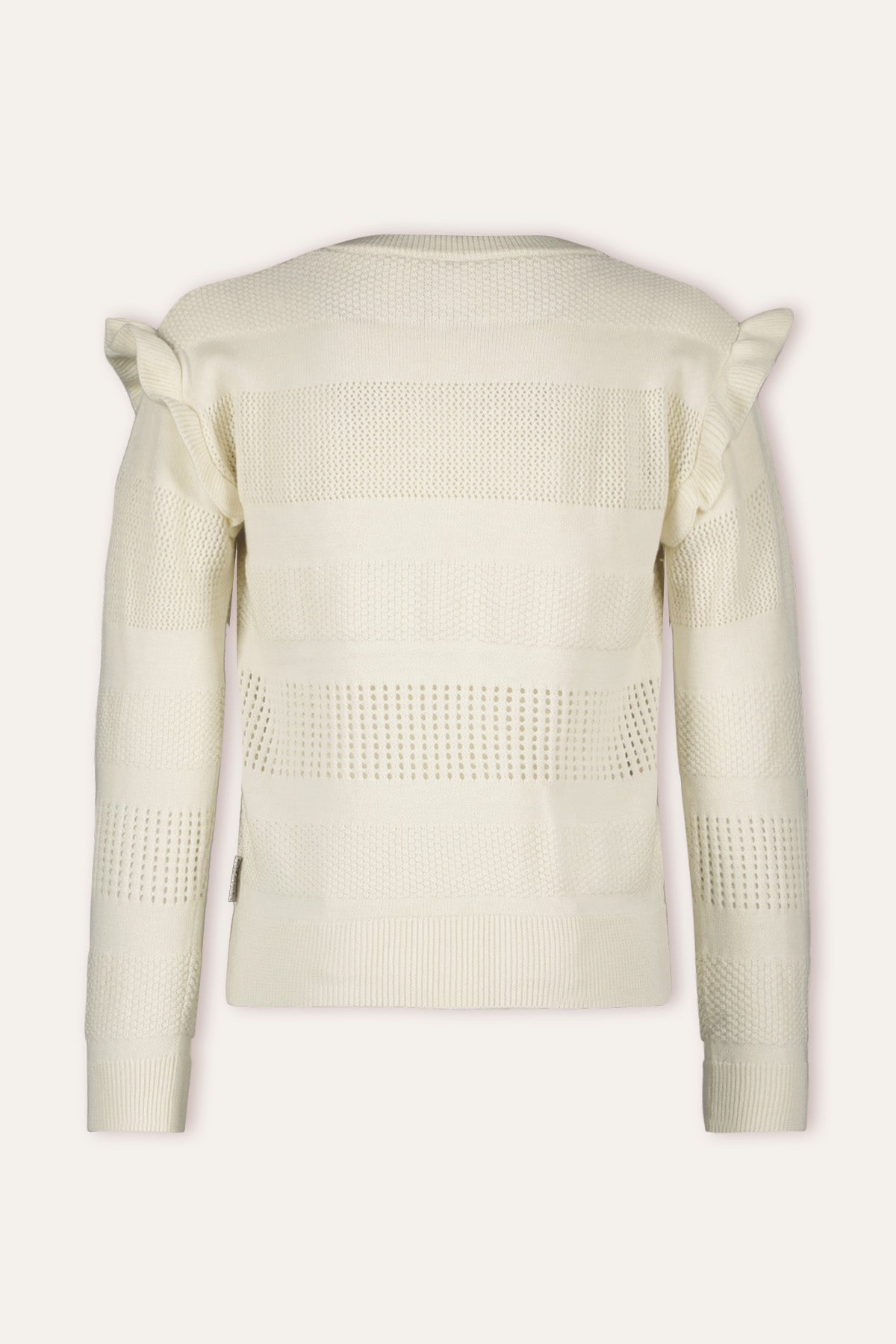 B.Nosy Feline Gebreide Trui Ecru