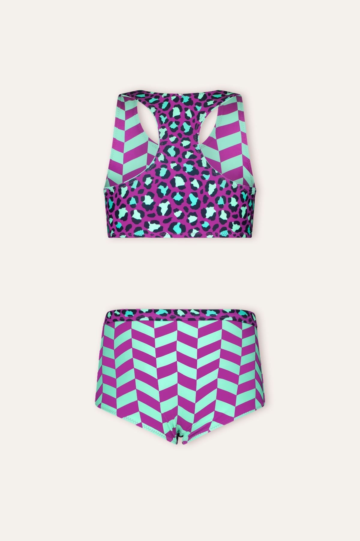 B.Nosy Anniek Reversible Bikini Aqua-Paars