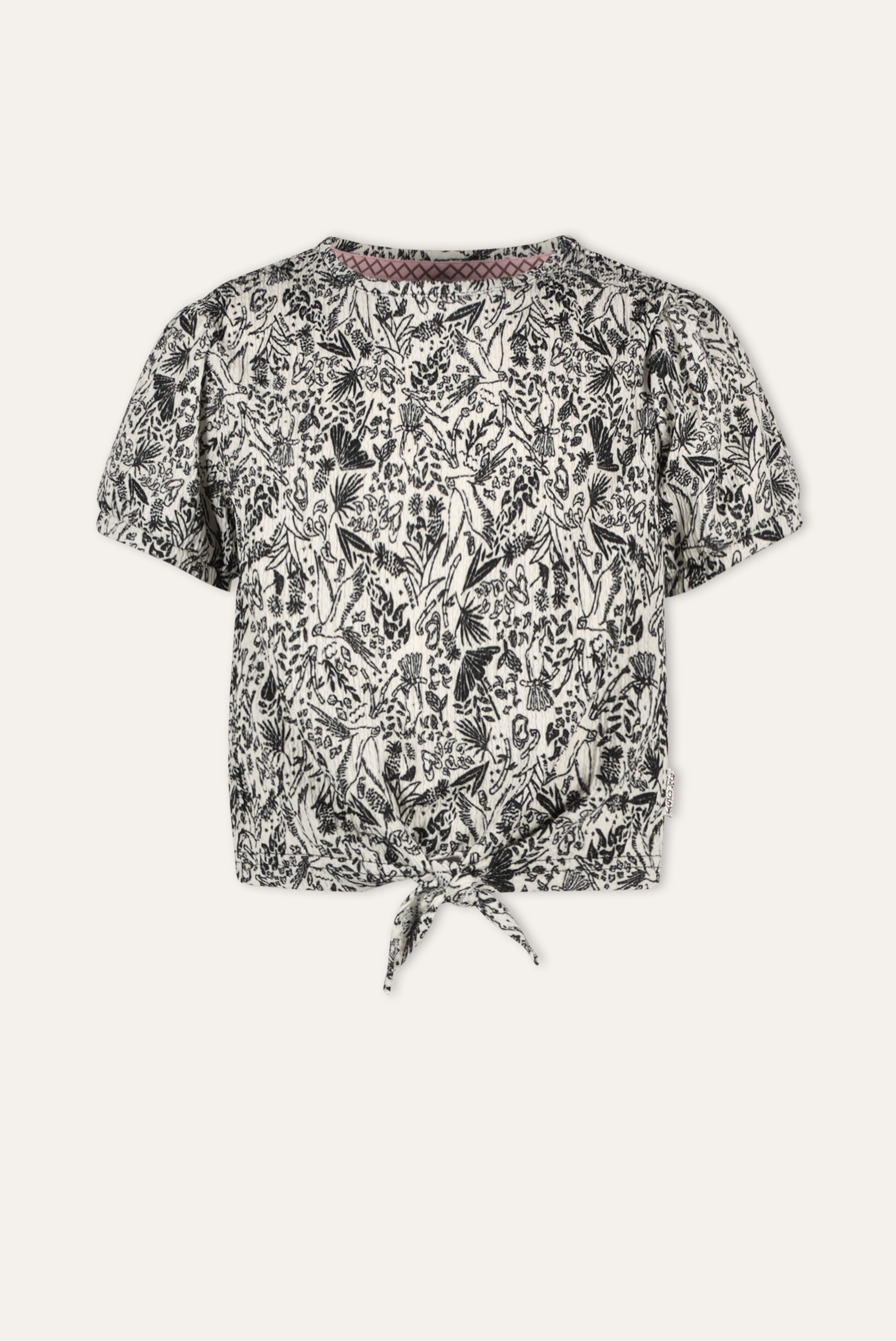 B.Nosy Milou T-Blouses Zwart-Wit