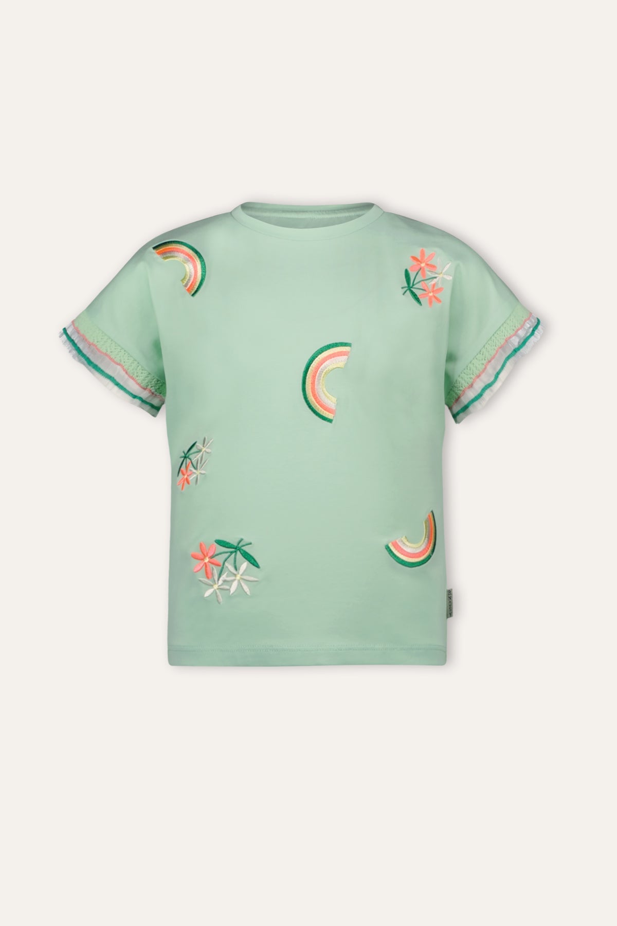 B.Nosy T-shirt Tanja groen Blossom