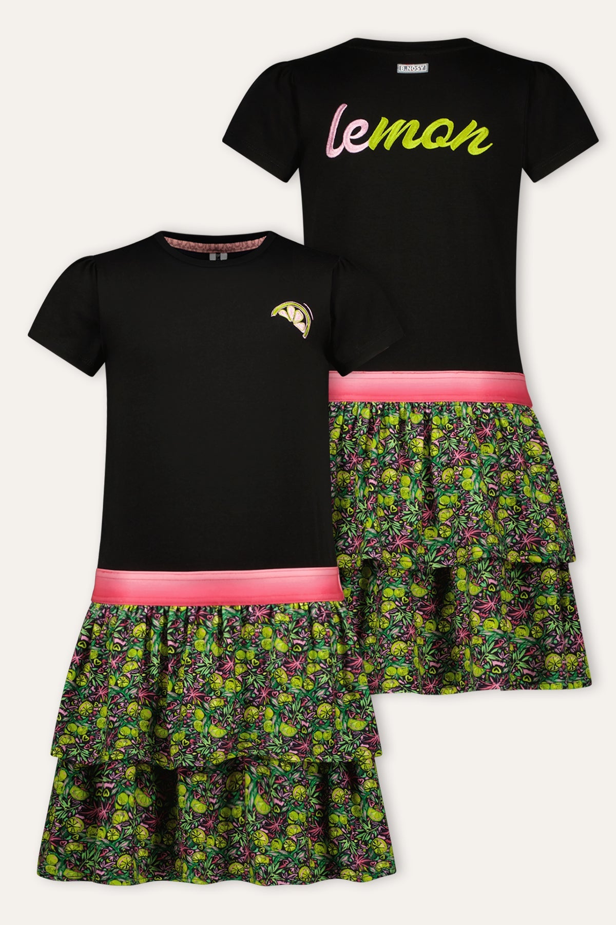 B.Nosy dress Dunya Lemon