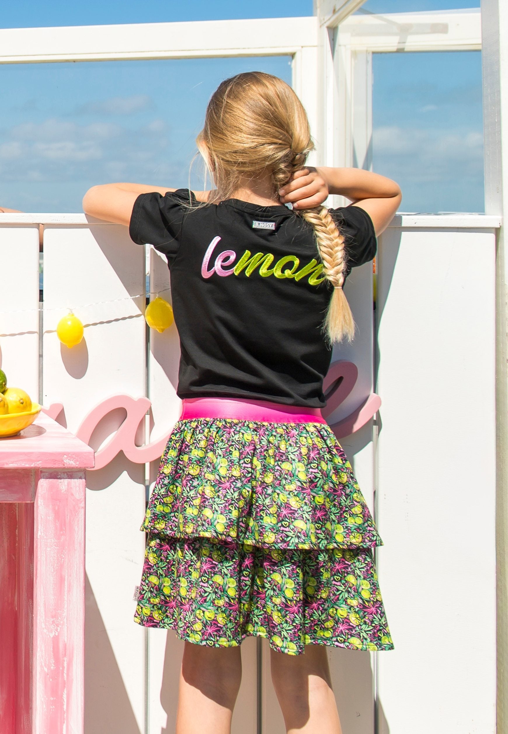 B.Nosy dress Dunya Lemon