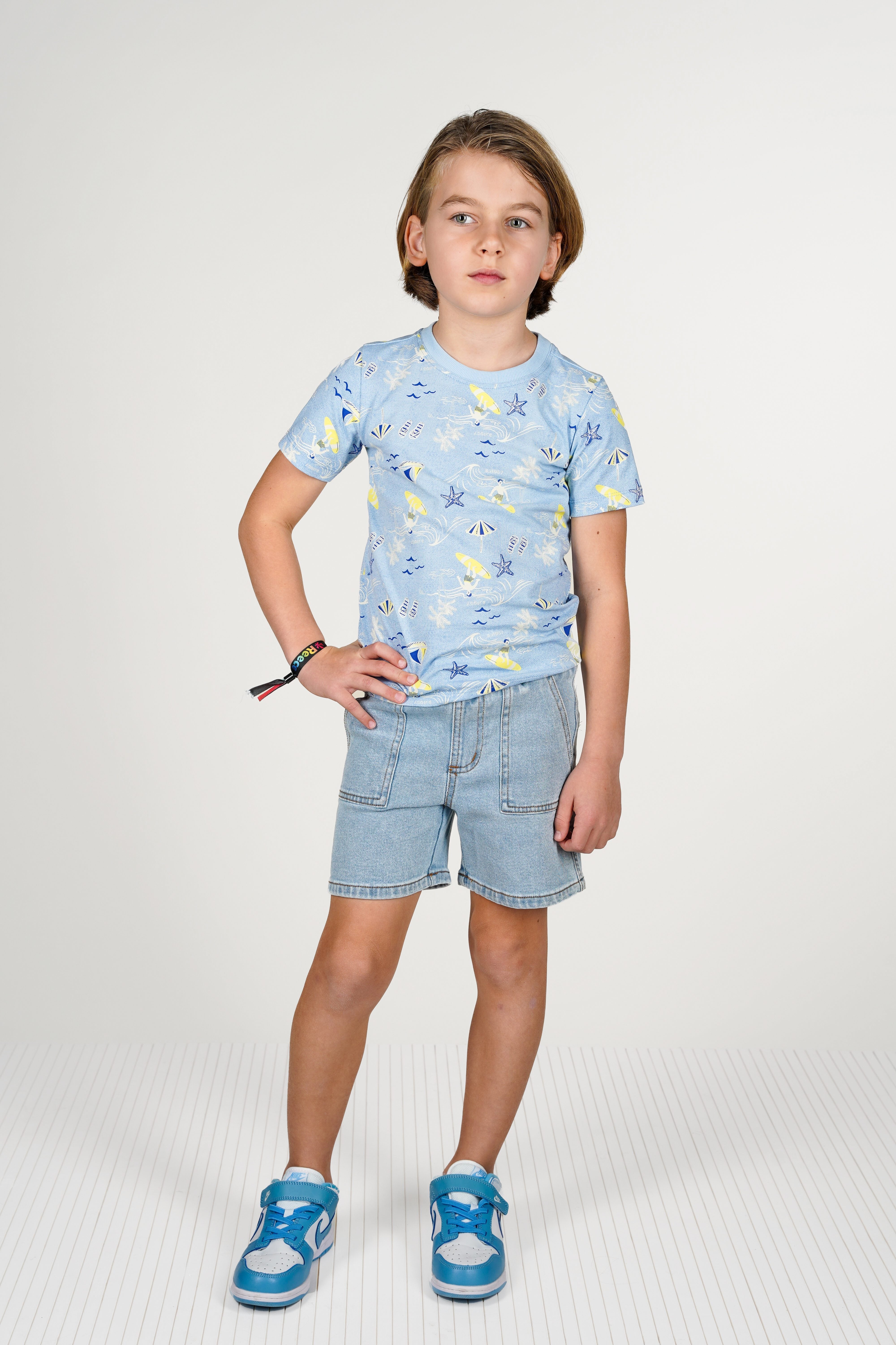 B.Nosy T-Shirt Timmy blau Segeln