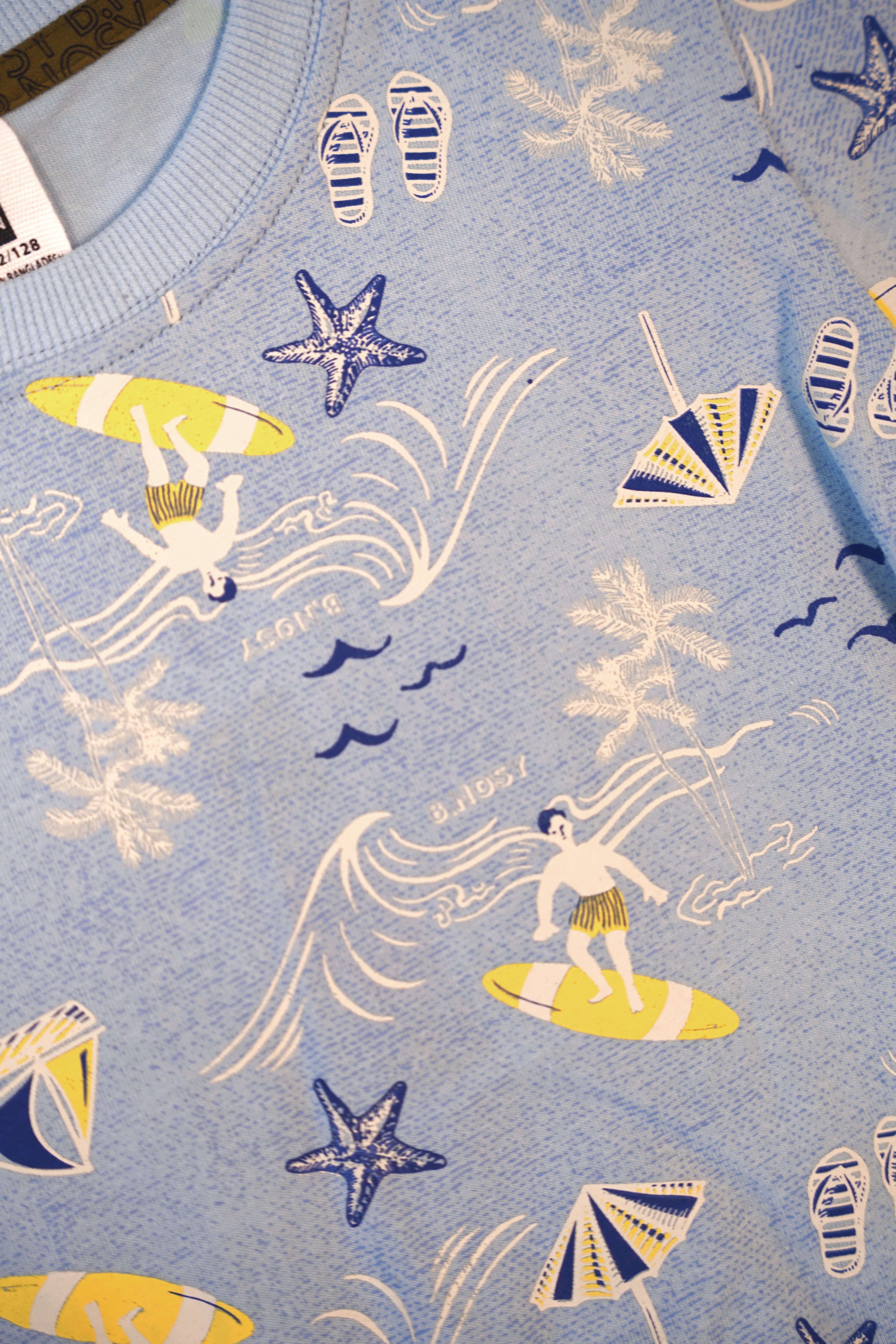 B.Nosy T-Shirt Timmy blau Segeln