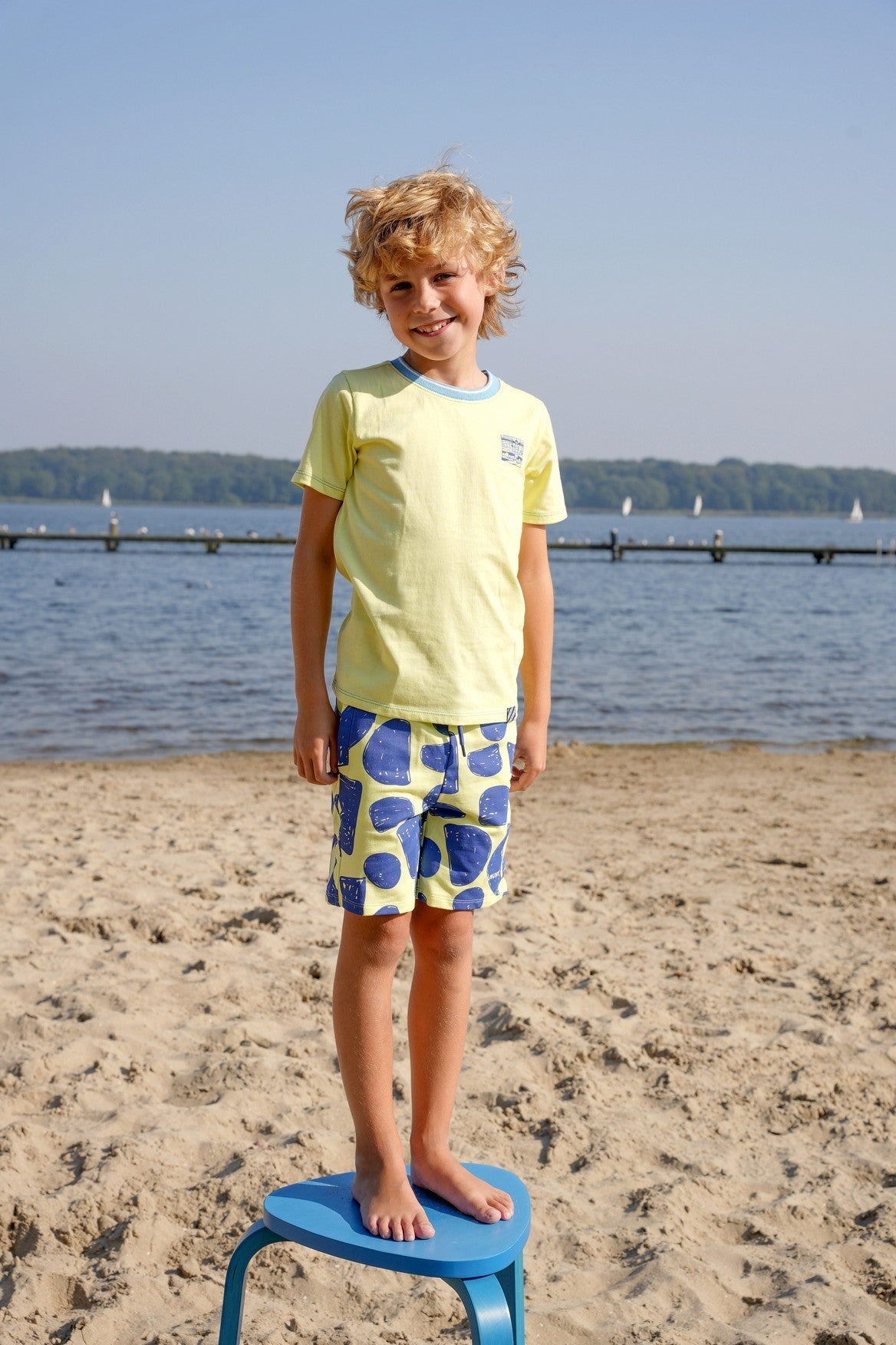 B.Nosy T-Shirt Timmy gelb Segeln