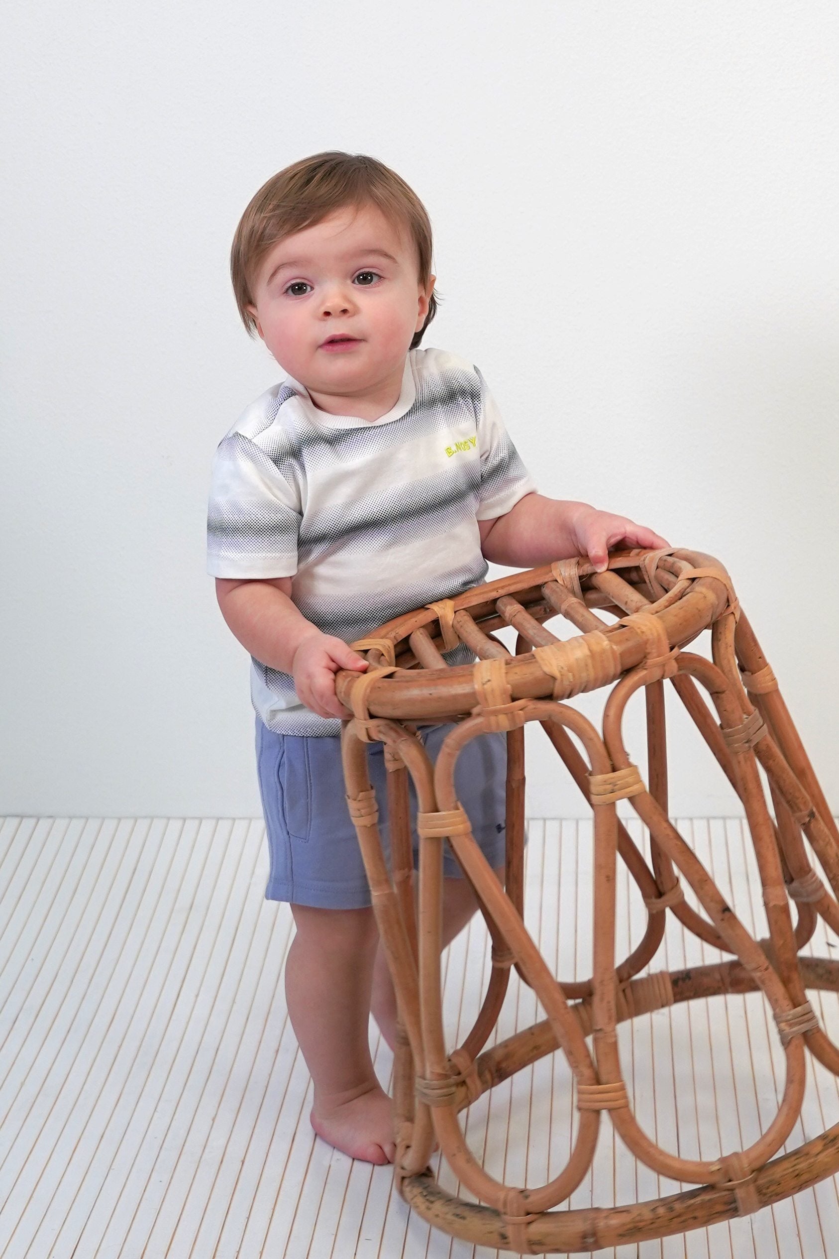 B.Nosy Mini's T-Shirt Timmy weiß Surf