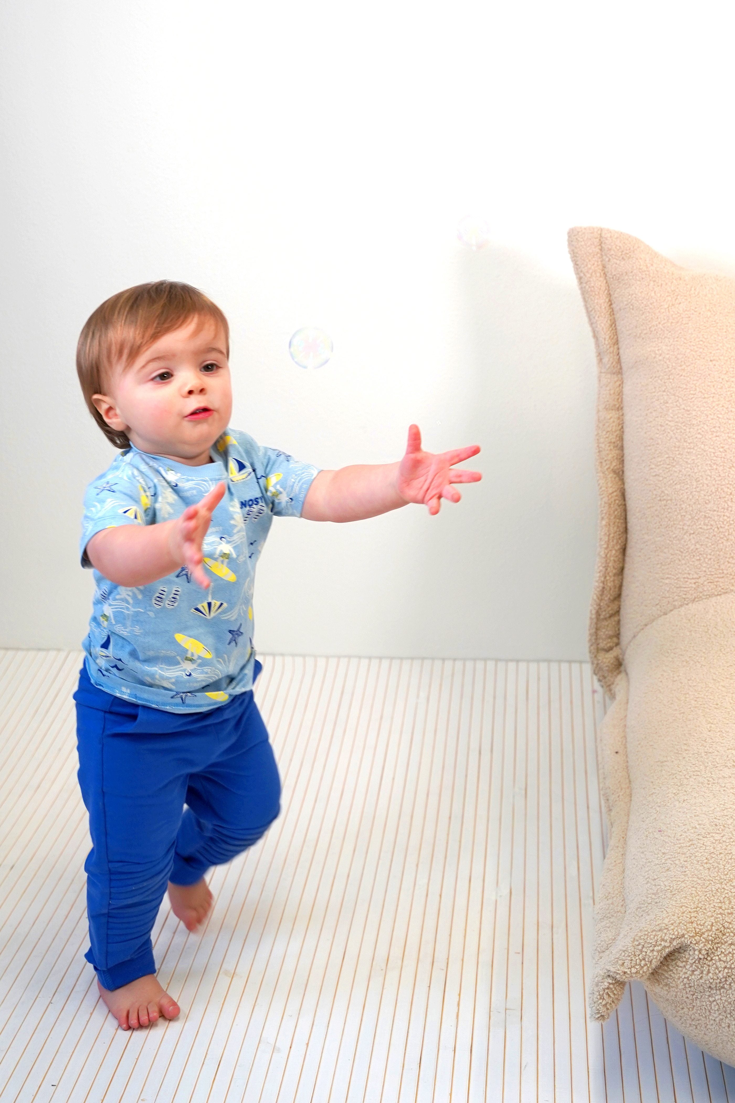 B.Nosy Mini's T-Shirt Timmy blau Segeln