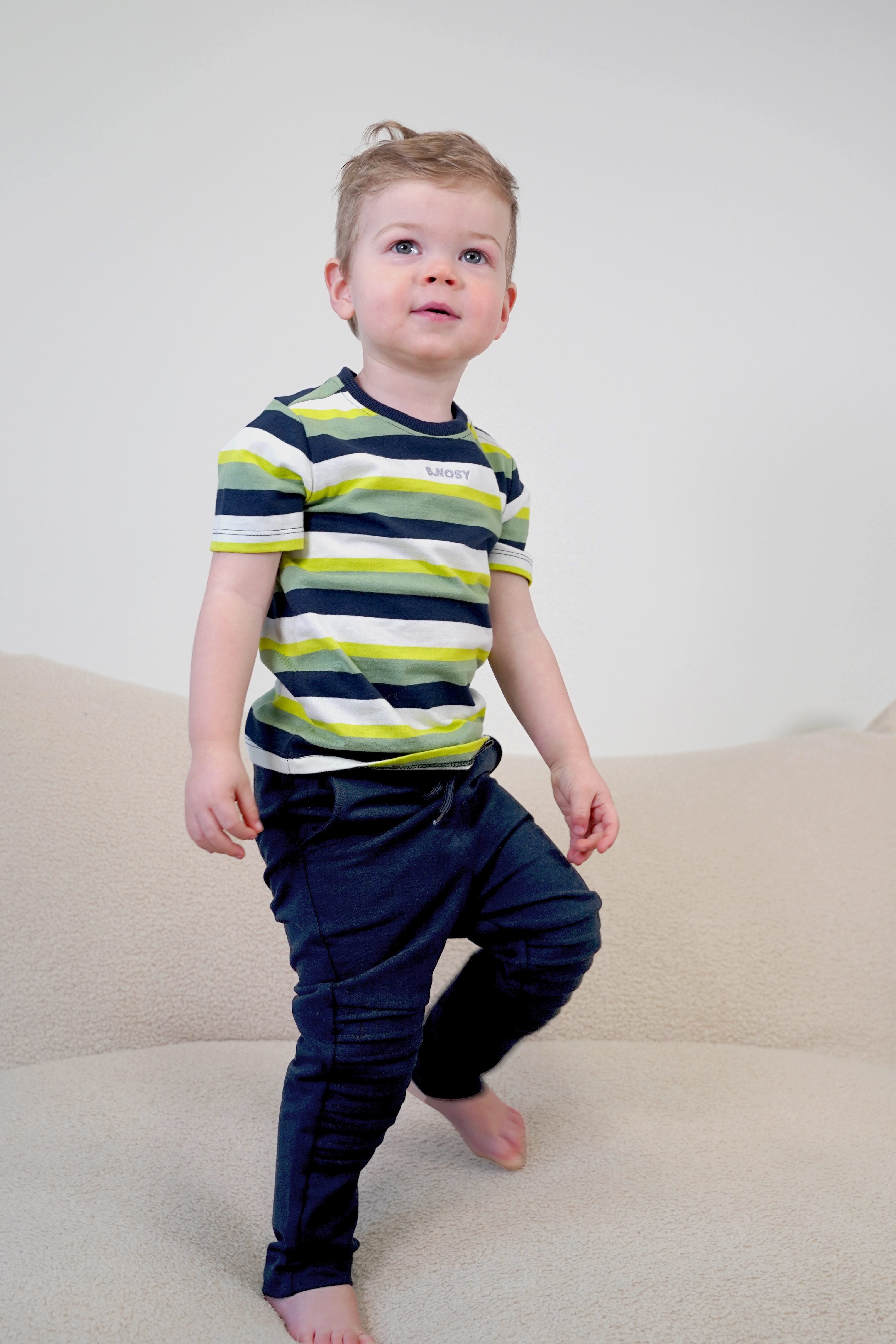 B.Nosy Mini's T-Shirt Tucker gestreift Surf