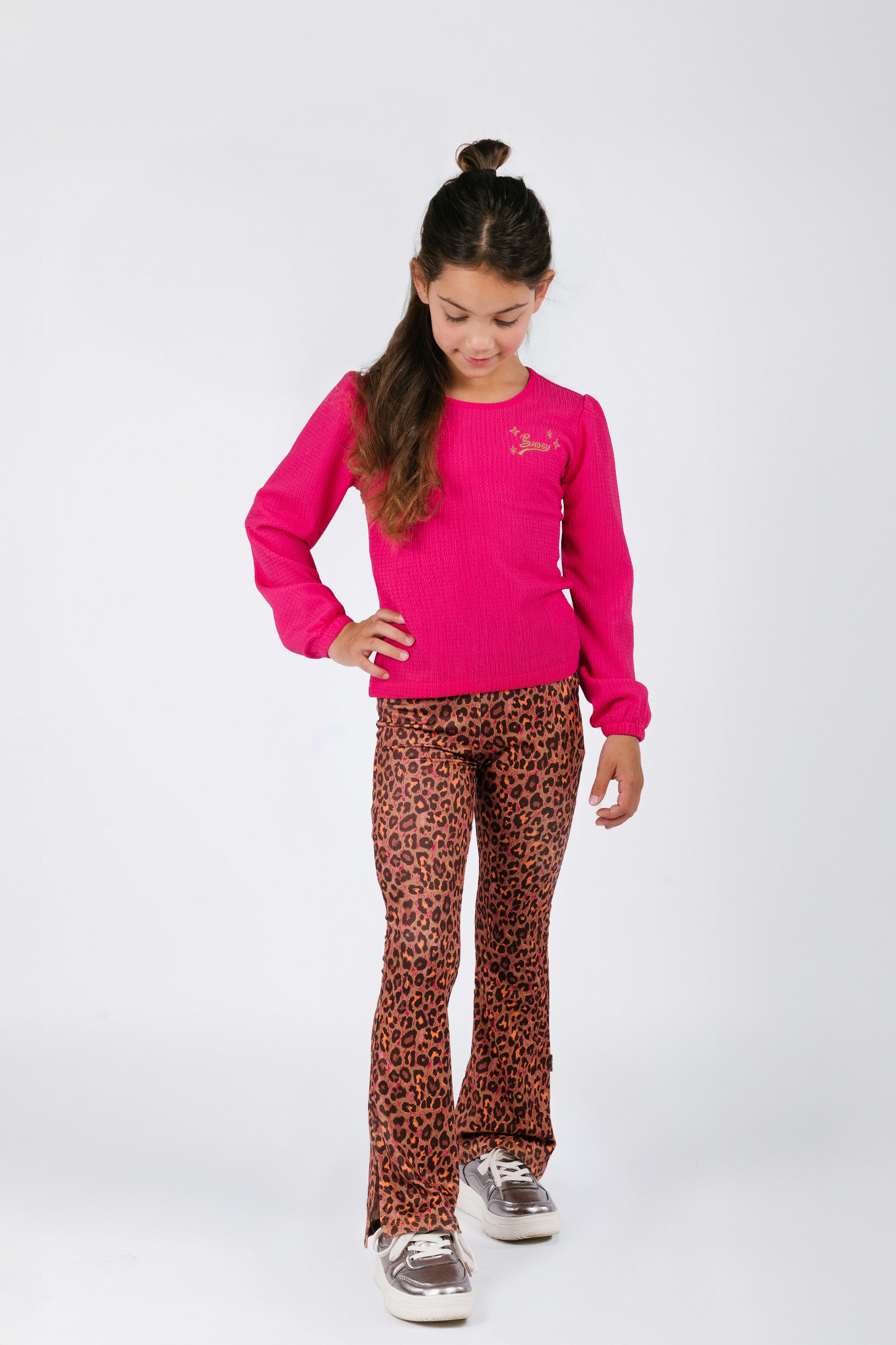 B.Nosy Teddy Top Donker Roze