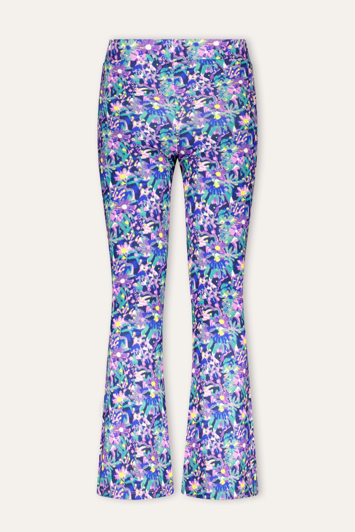 B.Nosy Phoebe Flared Broek Bloemen Roze