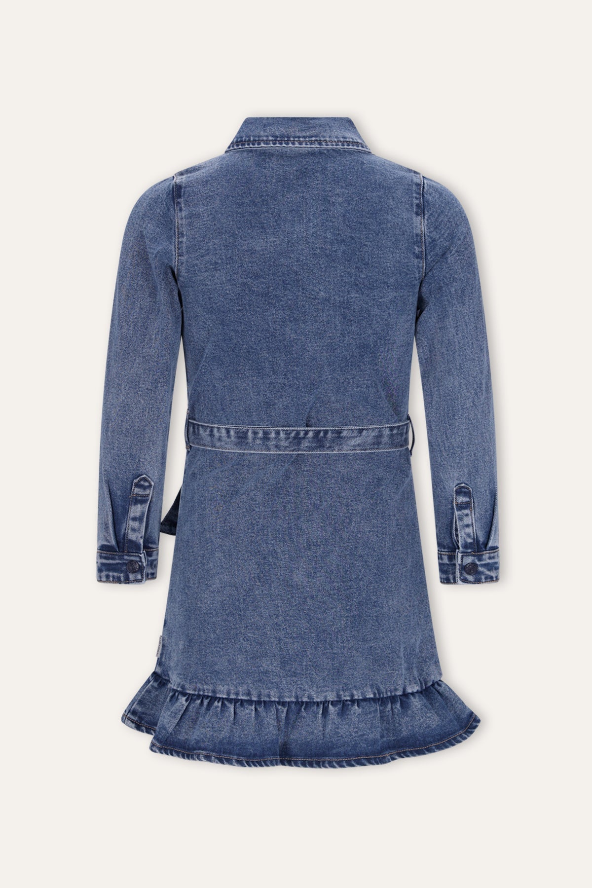 B.Nosy Dilan Denim Jurk Blauw