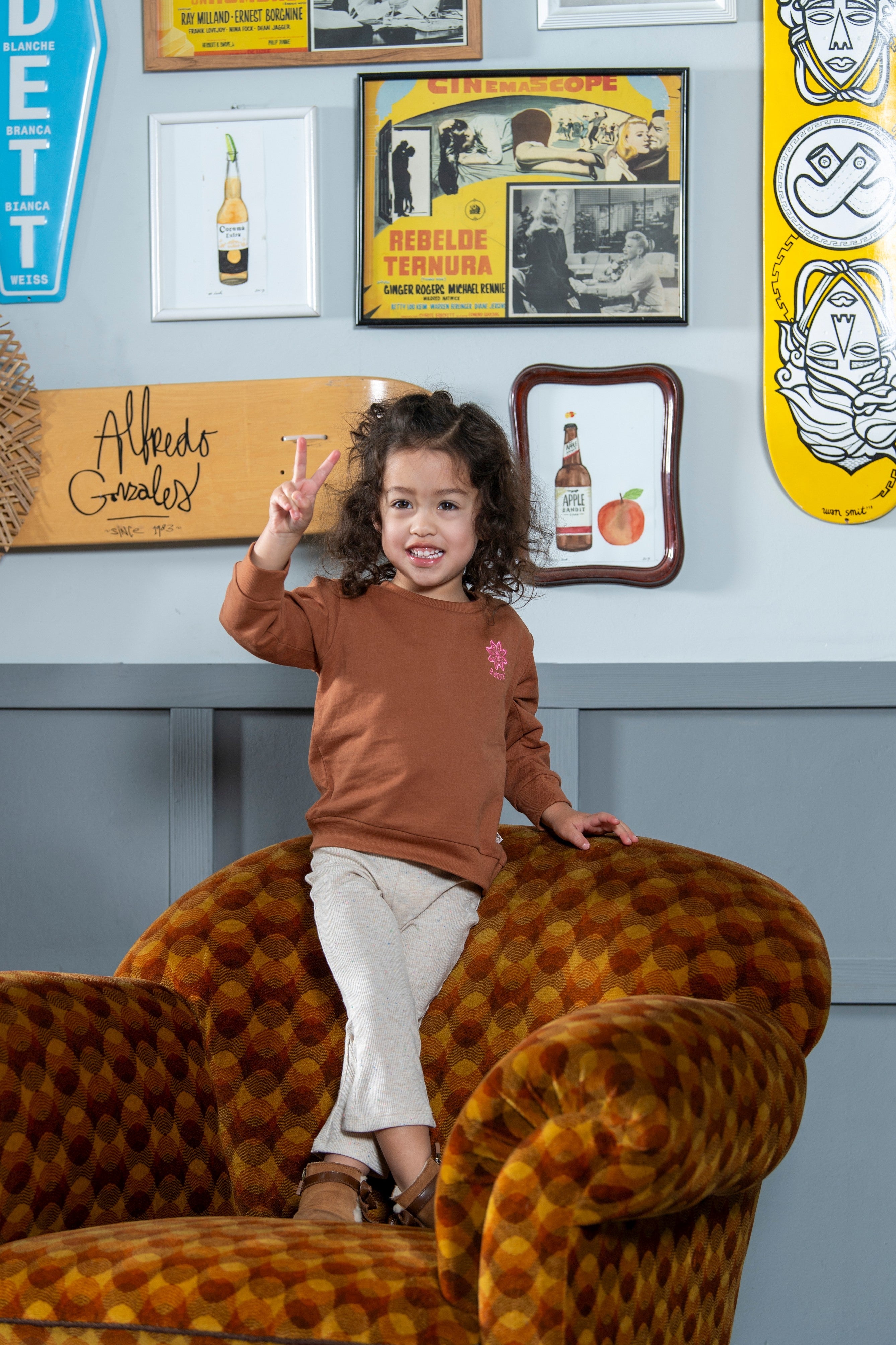 B.Nosy Mini Sophie Sweater Bruin
