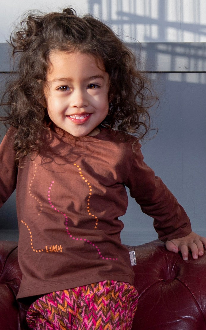 B.Nosy Mini Tiara Longsleeve Bruin