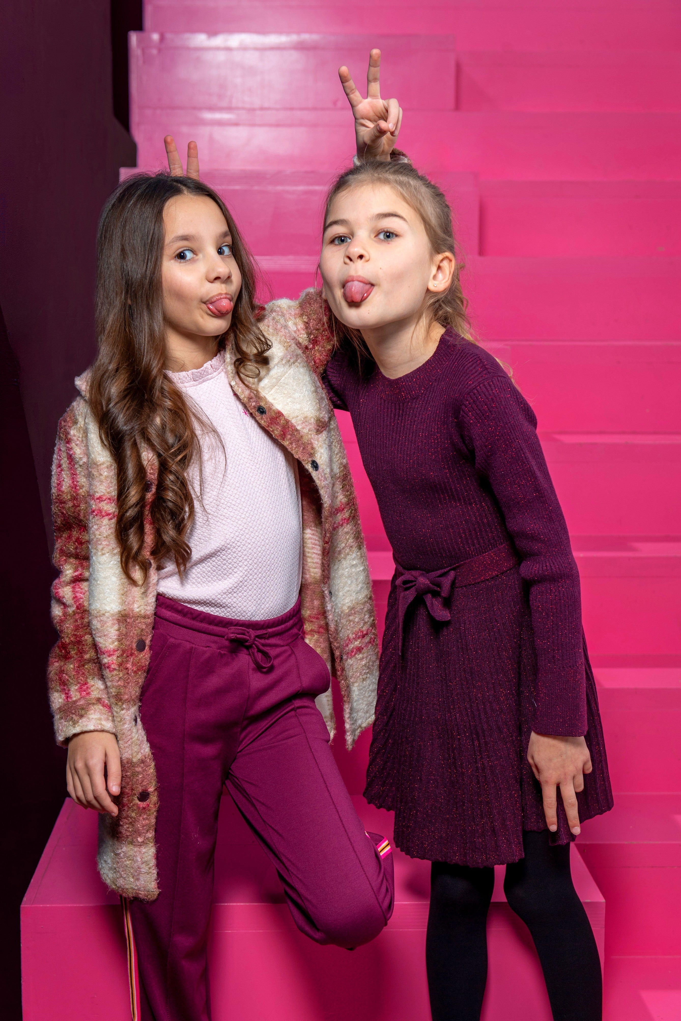 B.Nosy Tory Blouse Licht Roze