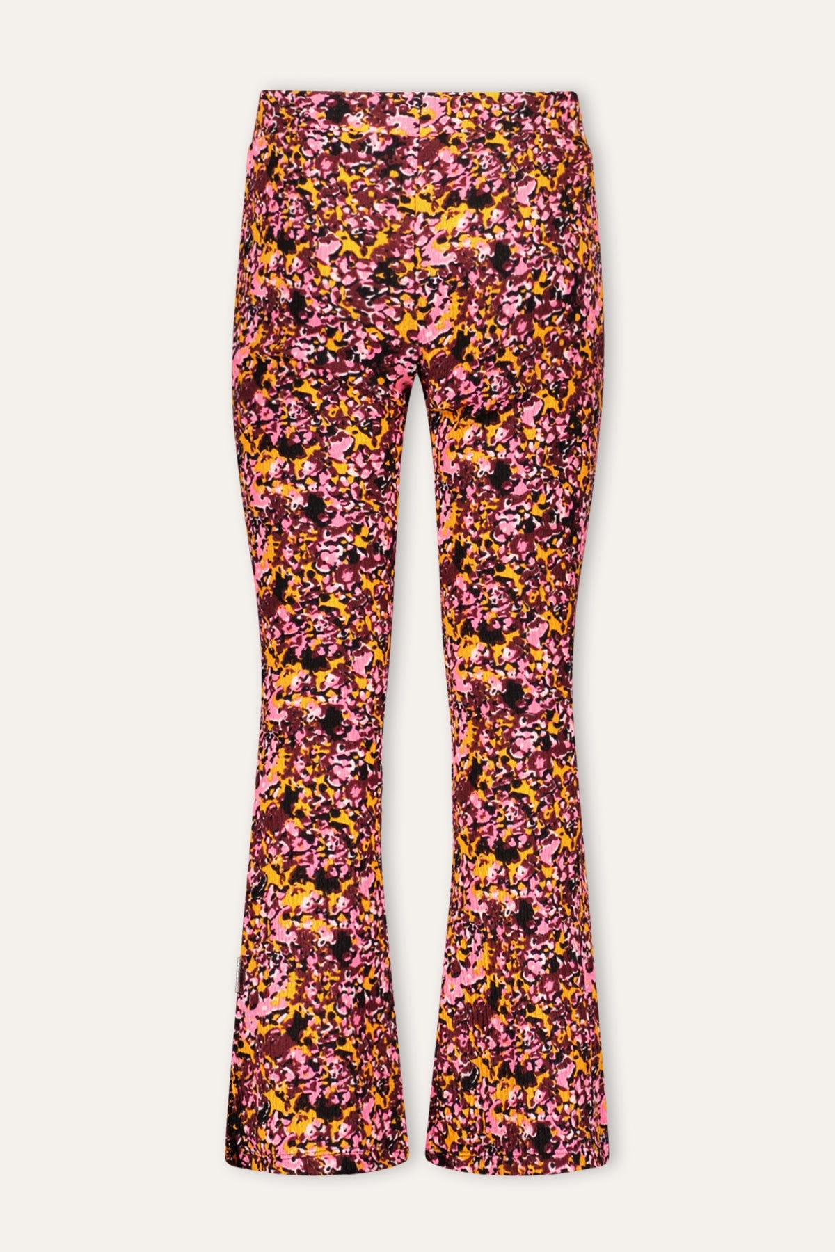 B.Nosy Pepper Flared Broek Print Roze