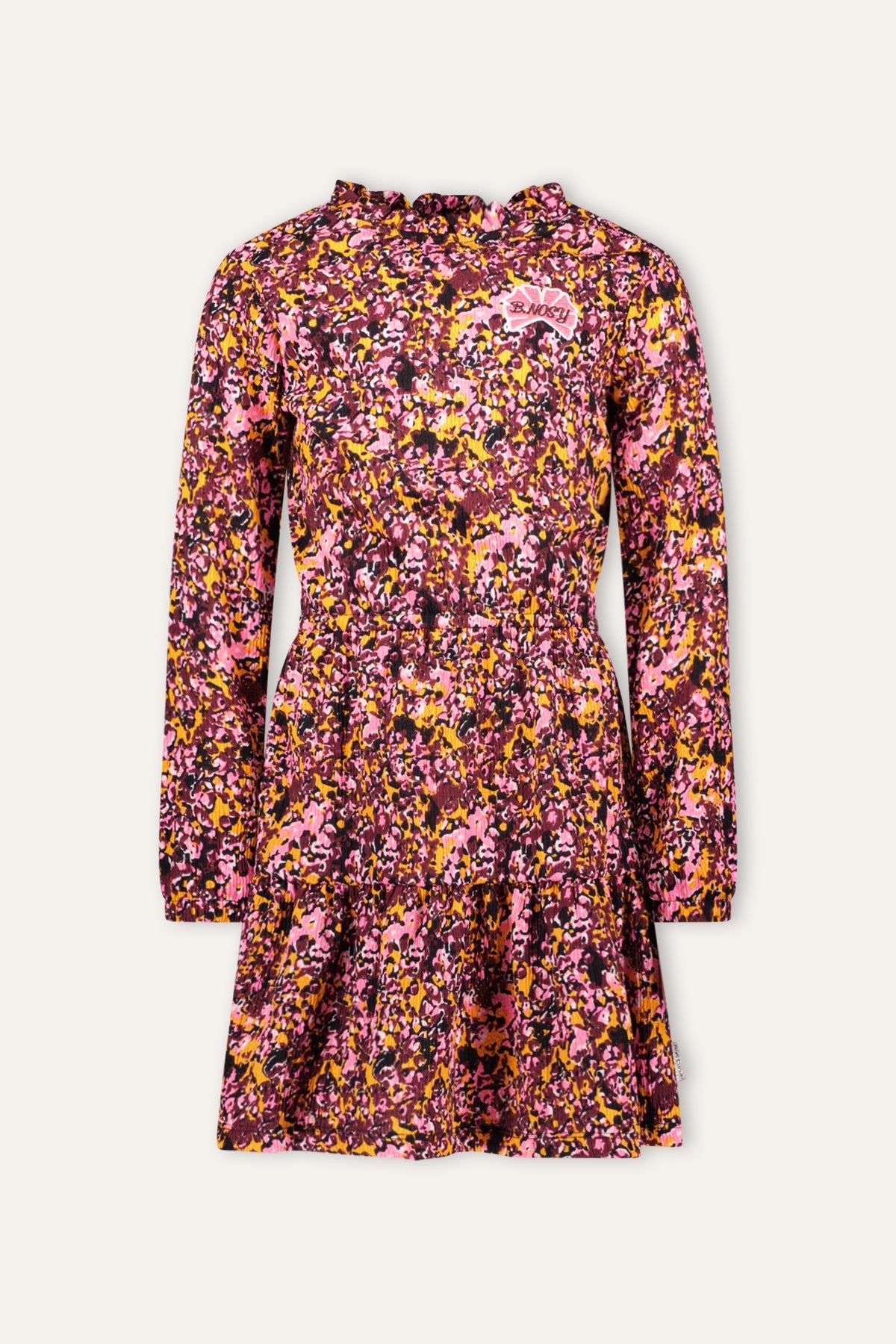 B.Nosy Dalia Jurk Print Roze
