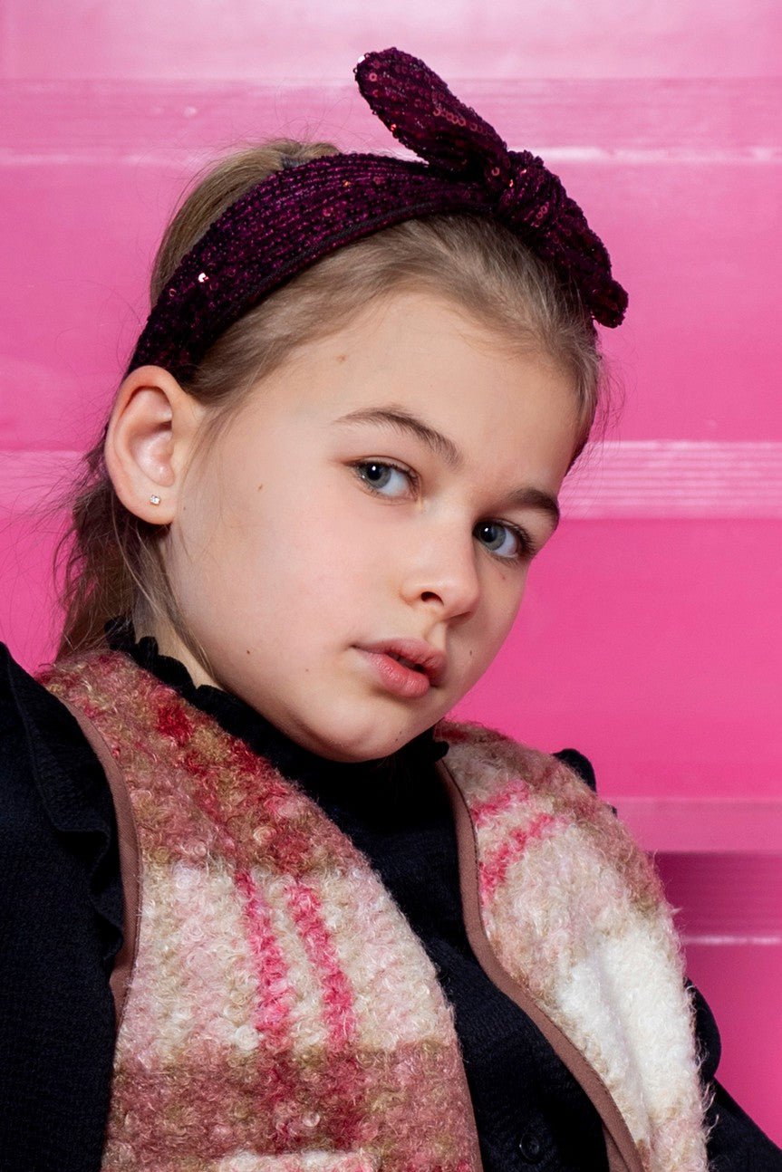 B.Nosy Ava Haarband Paars / Rood