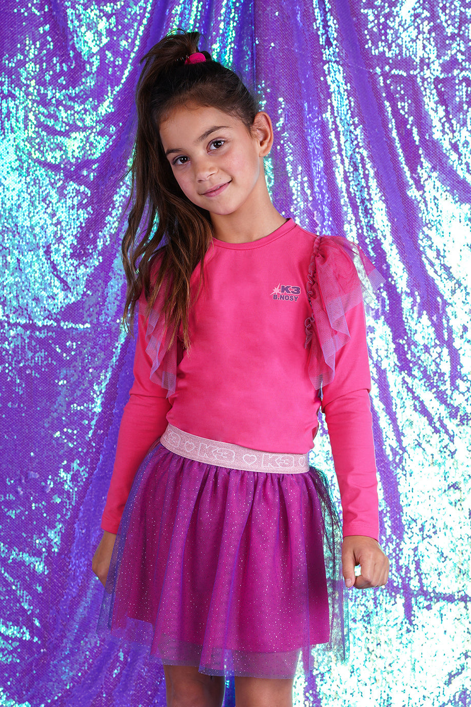 B.Nosy K3 Tammy T-shirt Roze