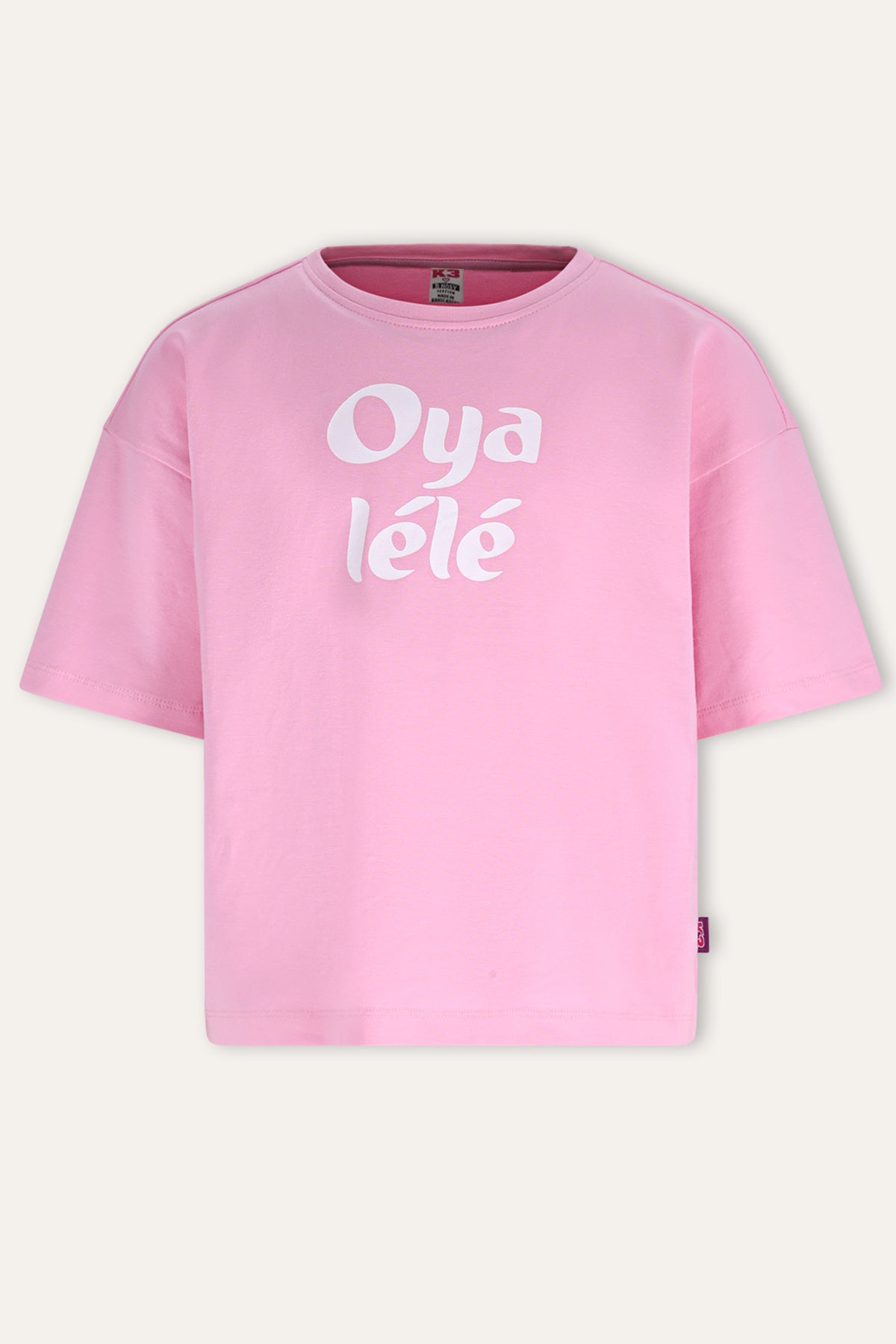 Tabby K3 T-shirt Volwassenen Sorbet