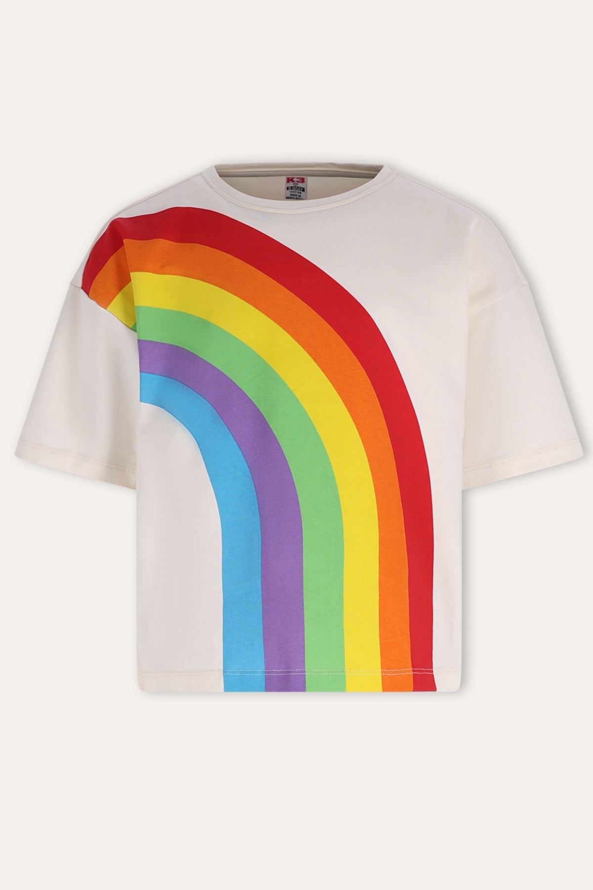 Tabby K3 T-shirt Volwassenen White