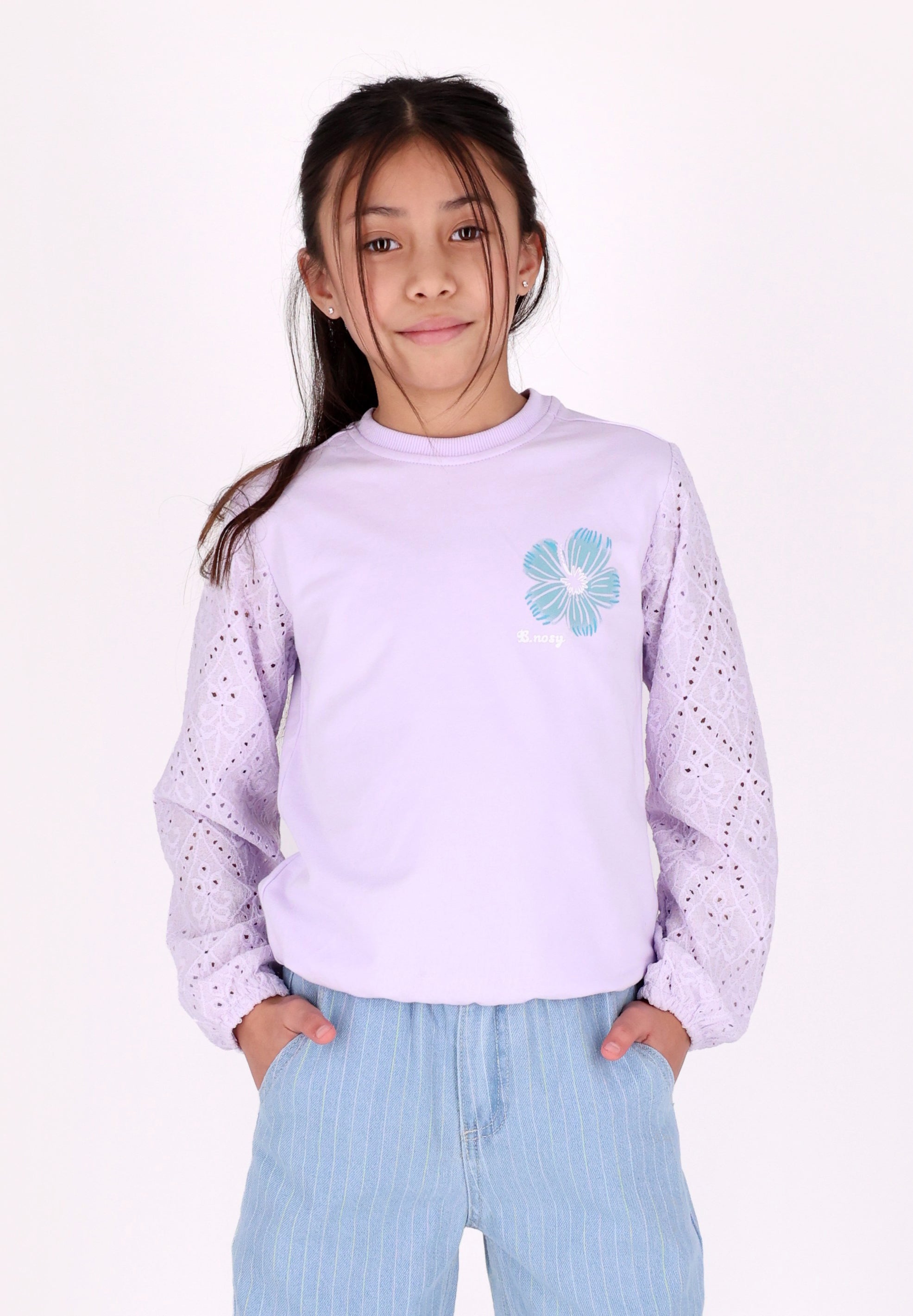 B.Nosy Stefani sweater lavendel