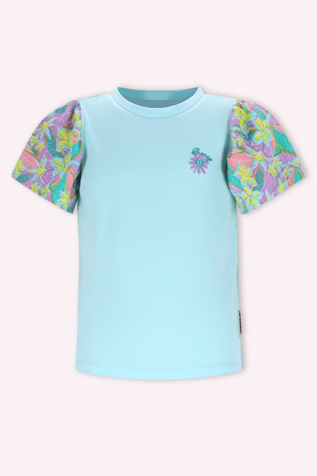 Thessa top lichtblauw