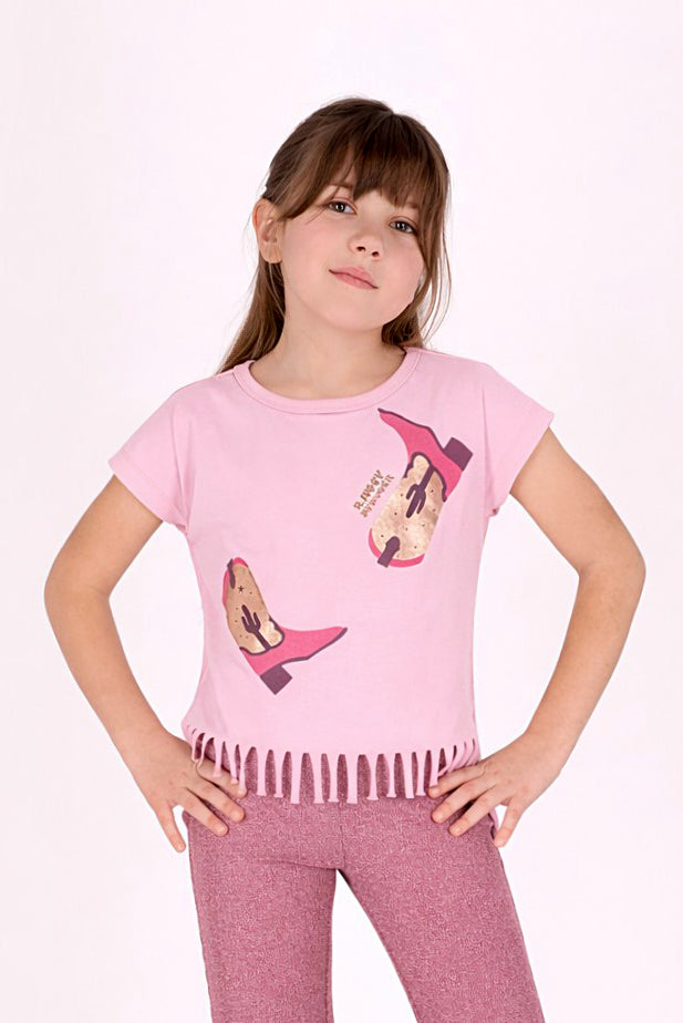 B.Nosy Tikki T-shirt candy roze