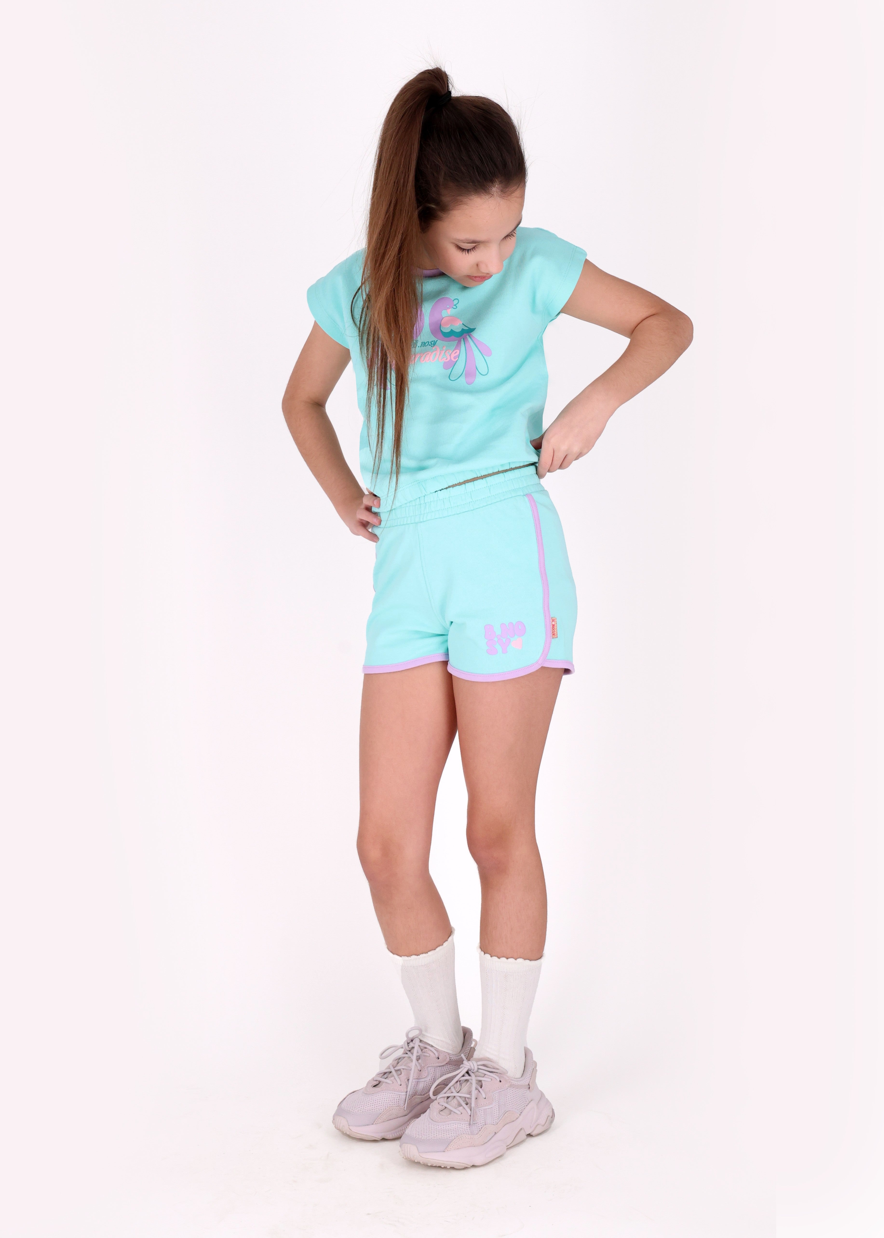 B.Nosy Pattia korte broek licht blauw