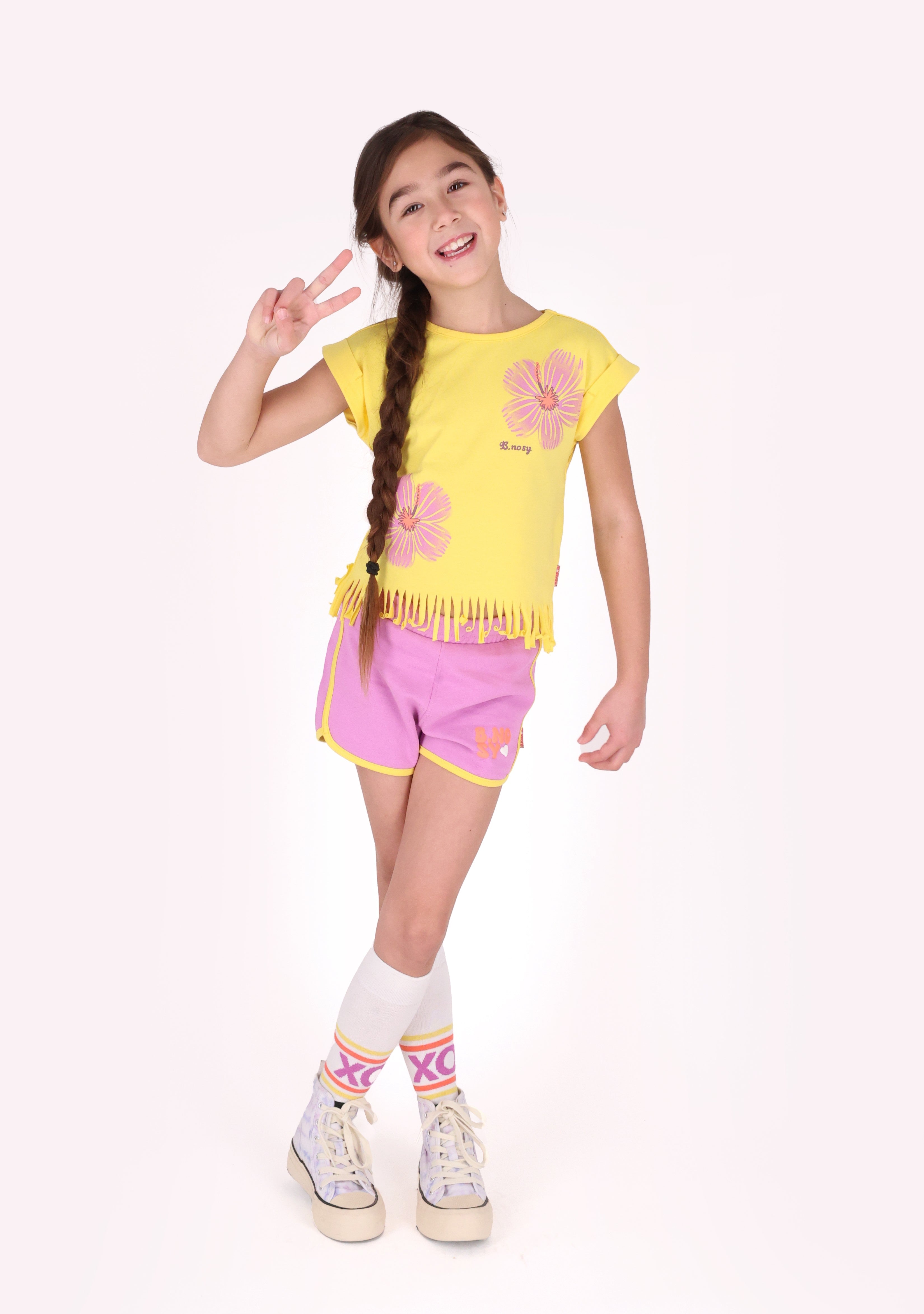 B.Nosy Pattia korte broek violet