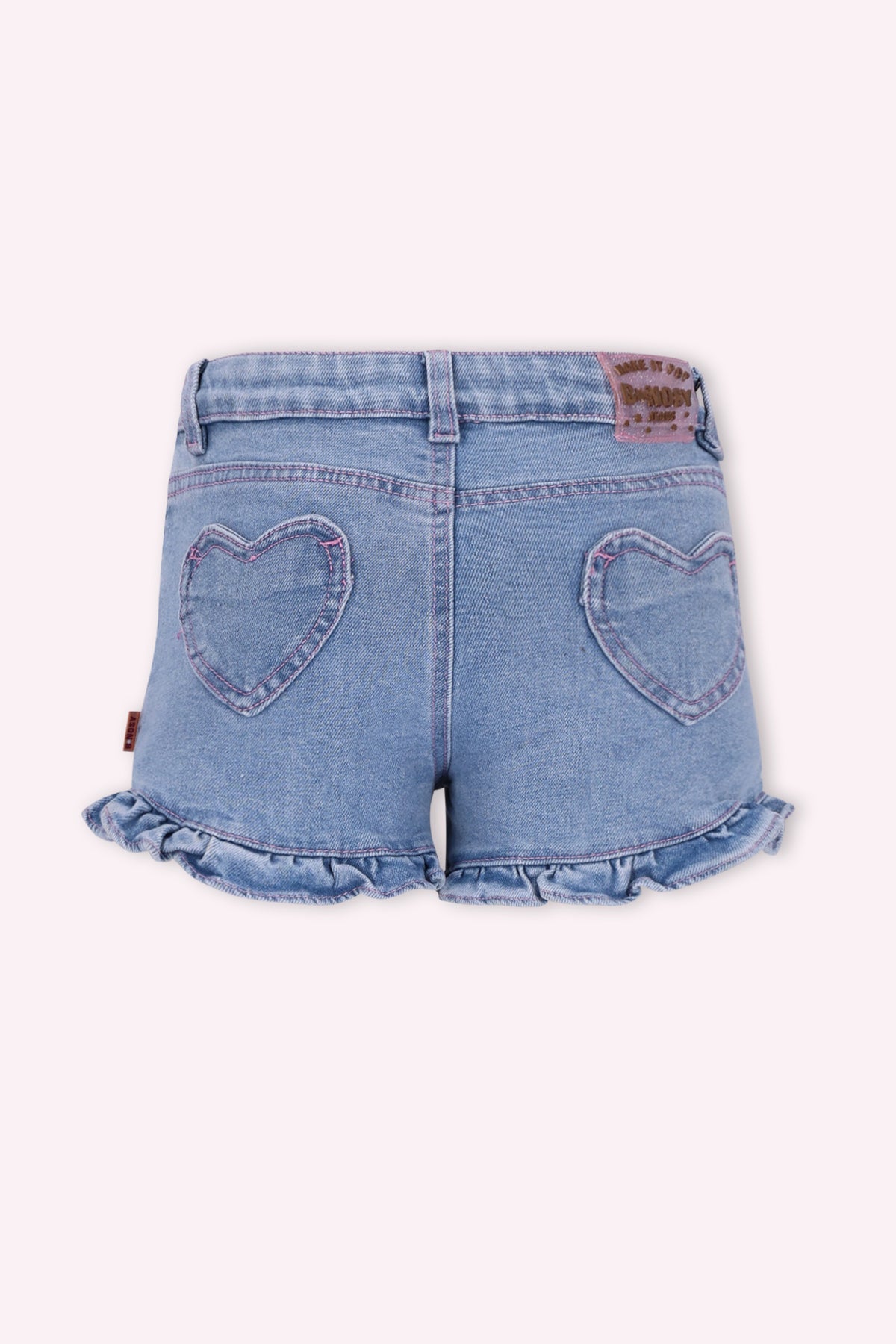 B.Nosy Portia denim short licht denim
