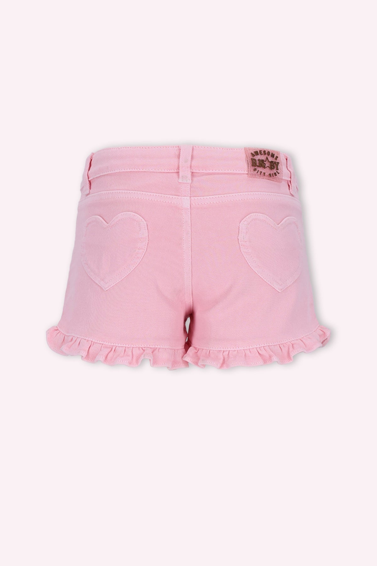 B.Nosy Portia denim short candy roze