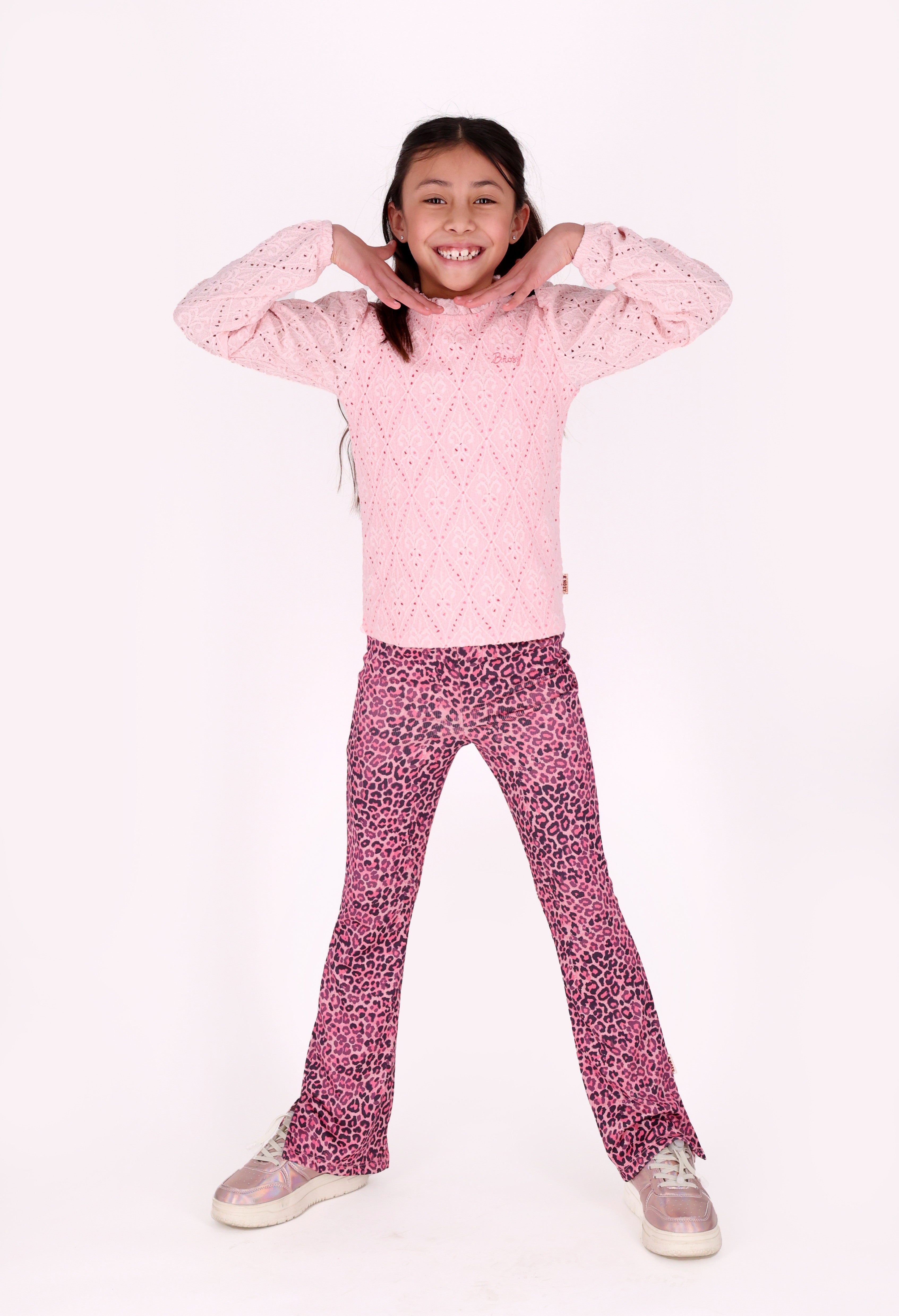 B.Nosy Priya flare broek luipaard