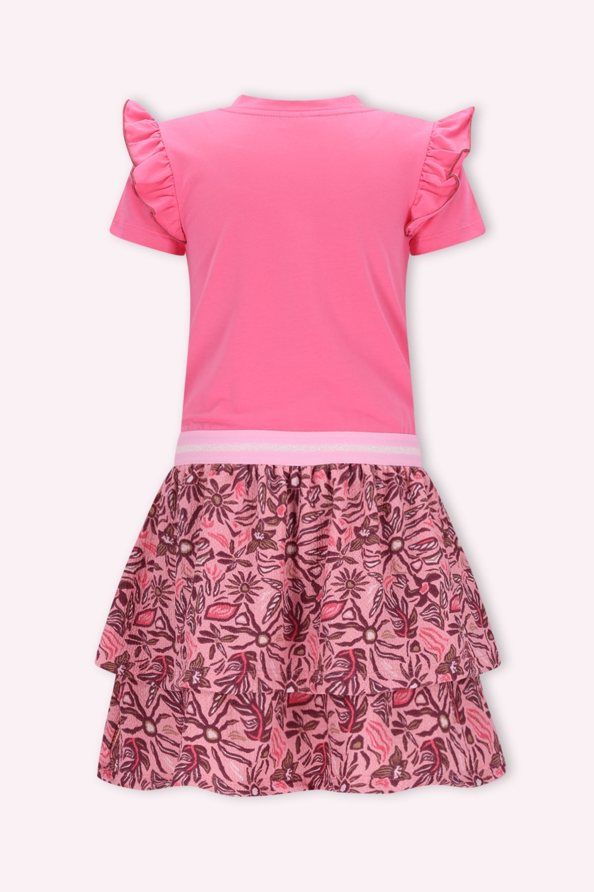 B.Nosy Dua jurk lemonade roze