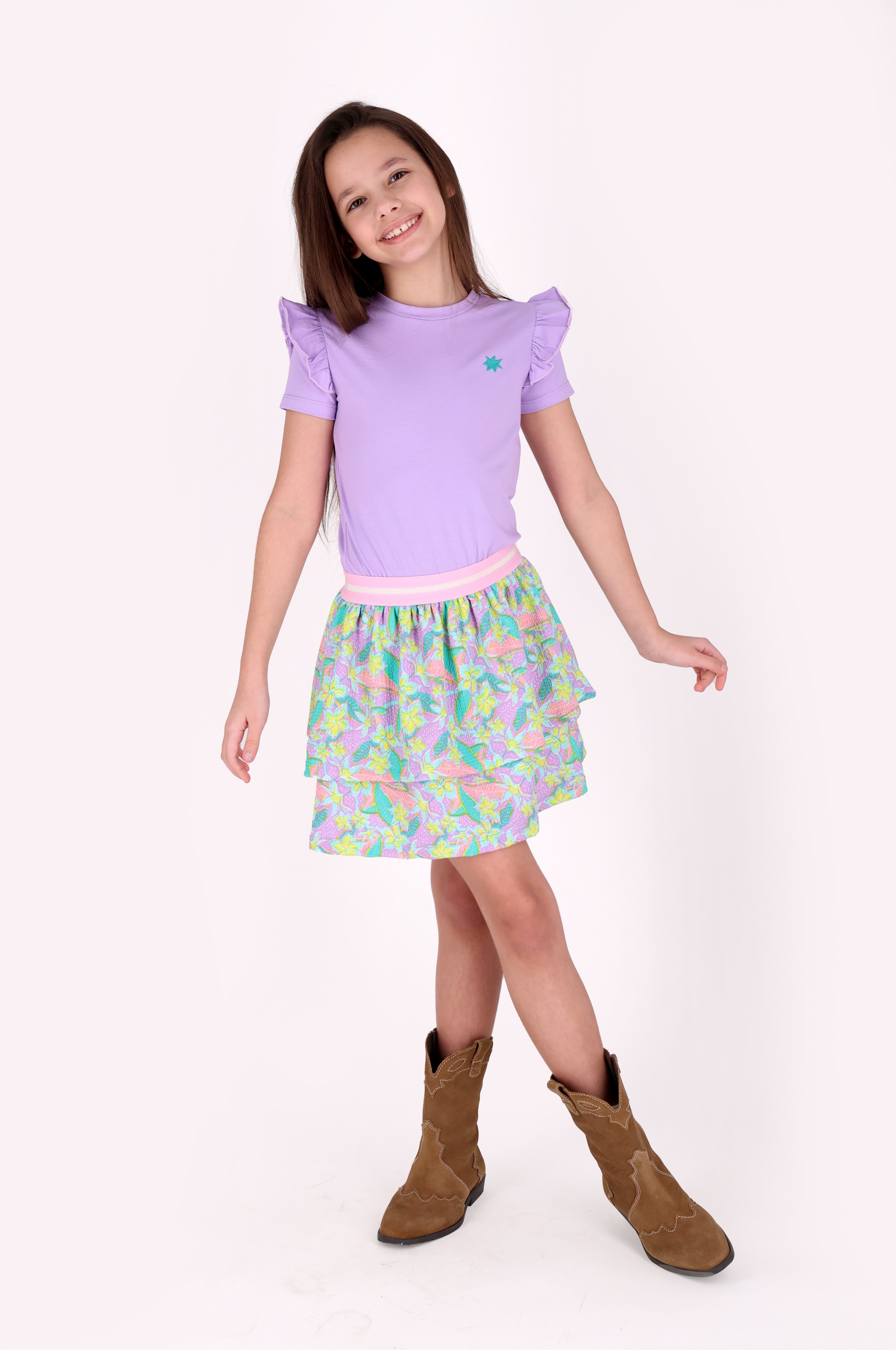 B.Nosy Dua jurk lavendel