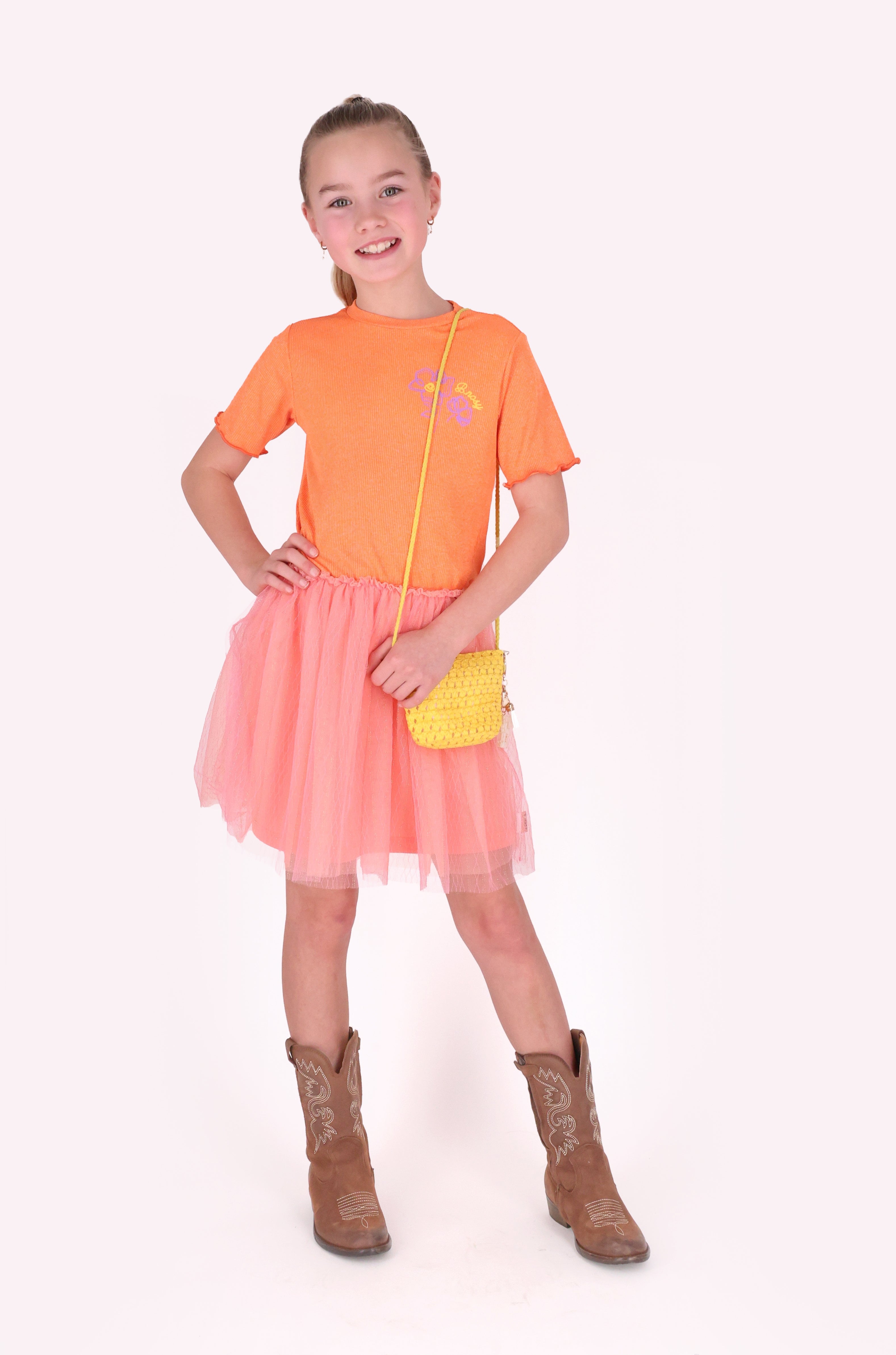 B.Nosy Dolly jurk koraal