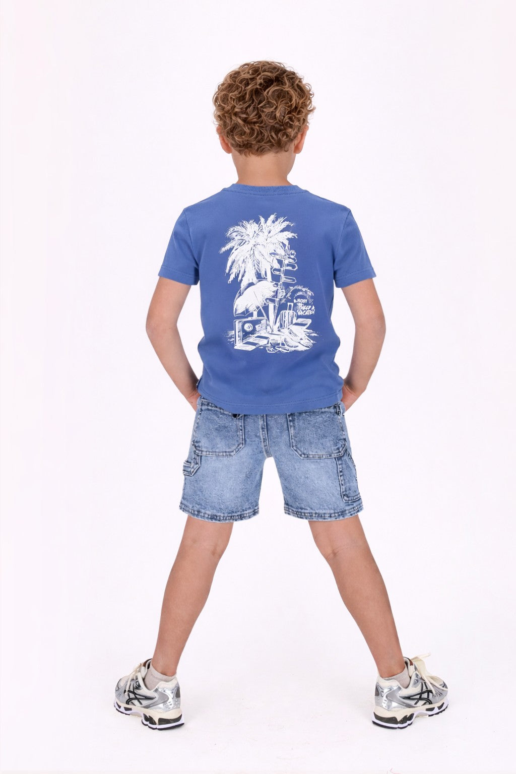 B.Nosy Timmy T-Shirt donkerblauw hiking