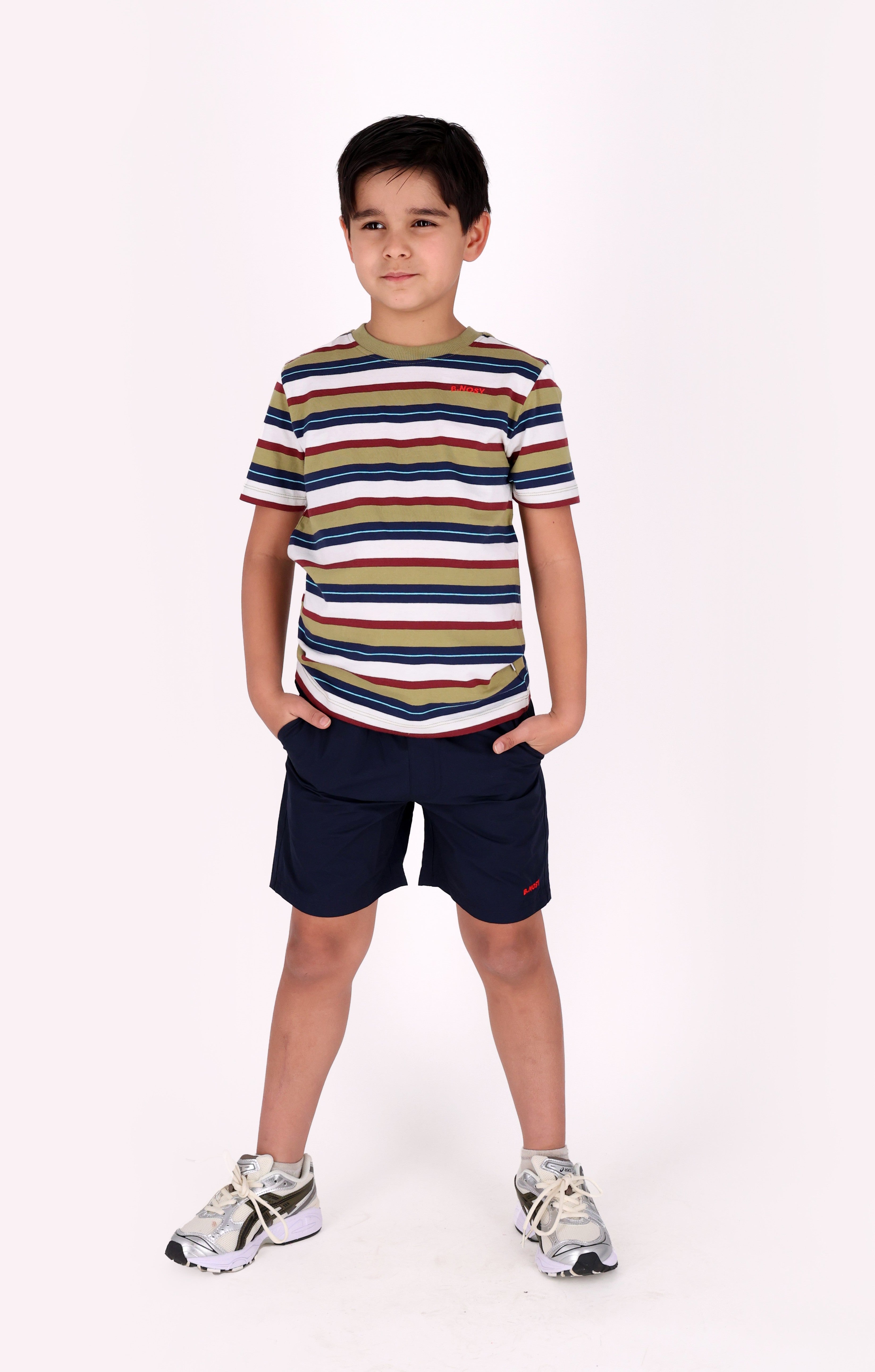 B.Nosy Timmy T-Shirt groen splashed