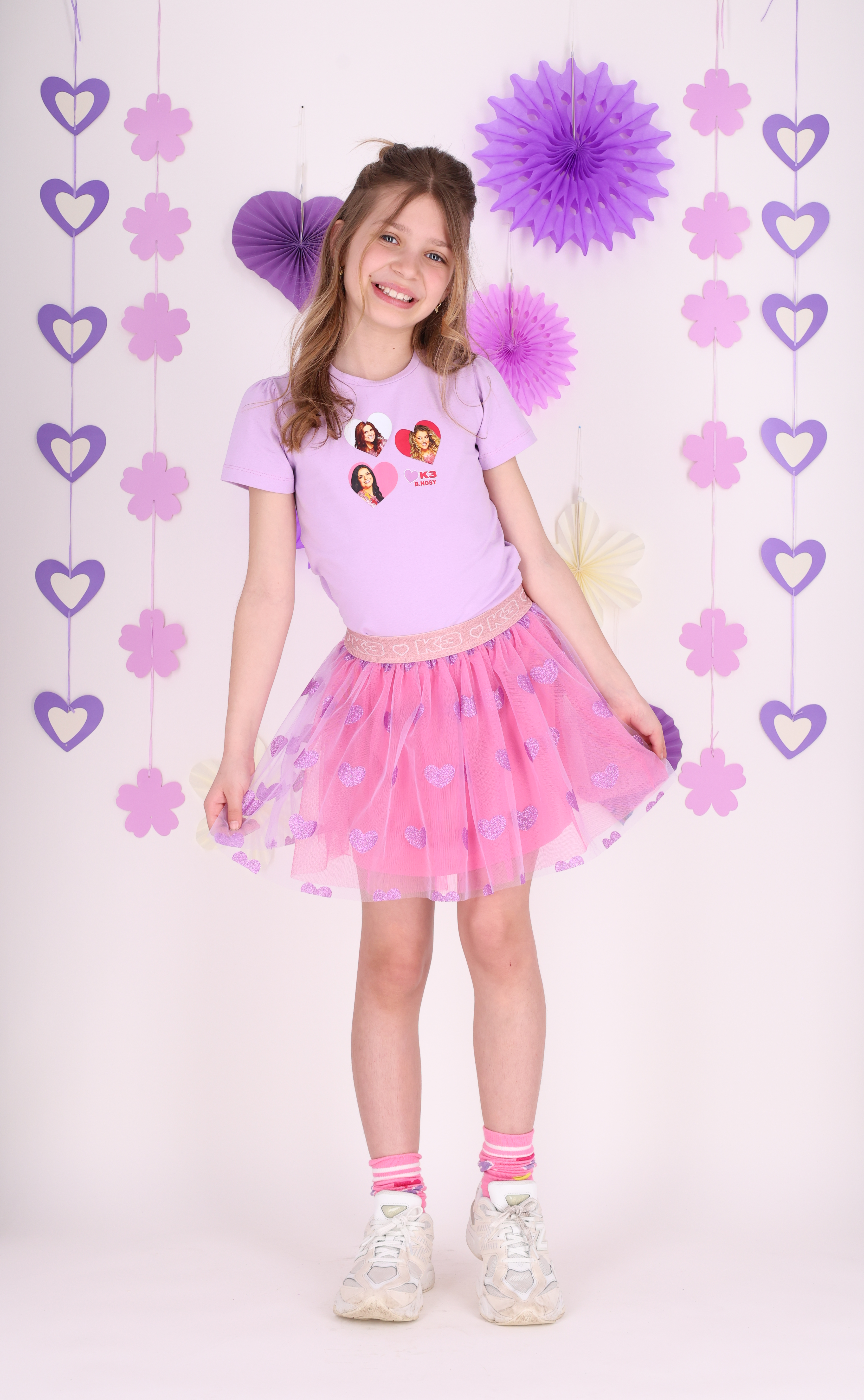 B.Nosy K3 Tammy T-shirt lavendel