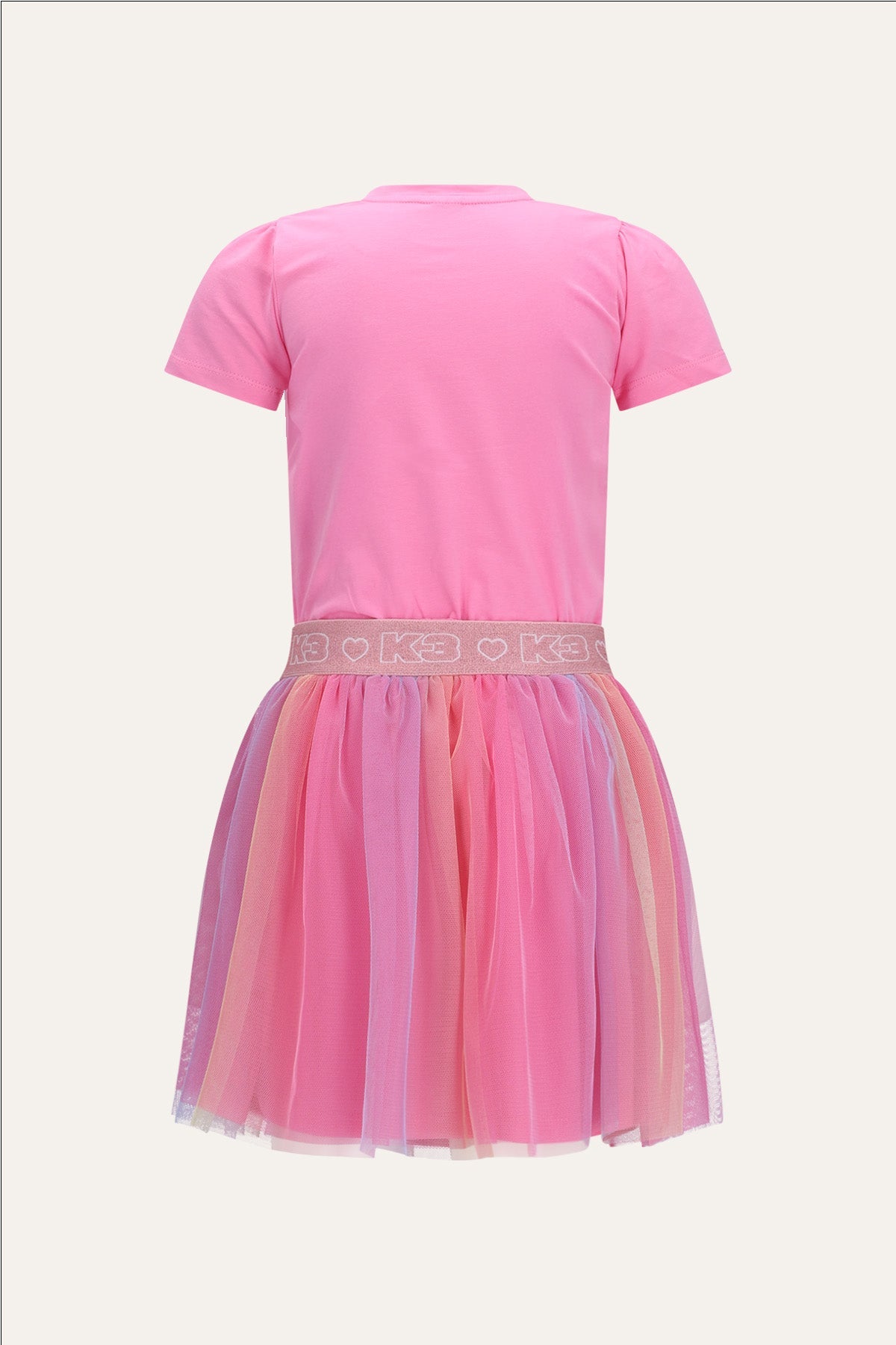 B.Nosy K3 Dya mesh jurk roze