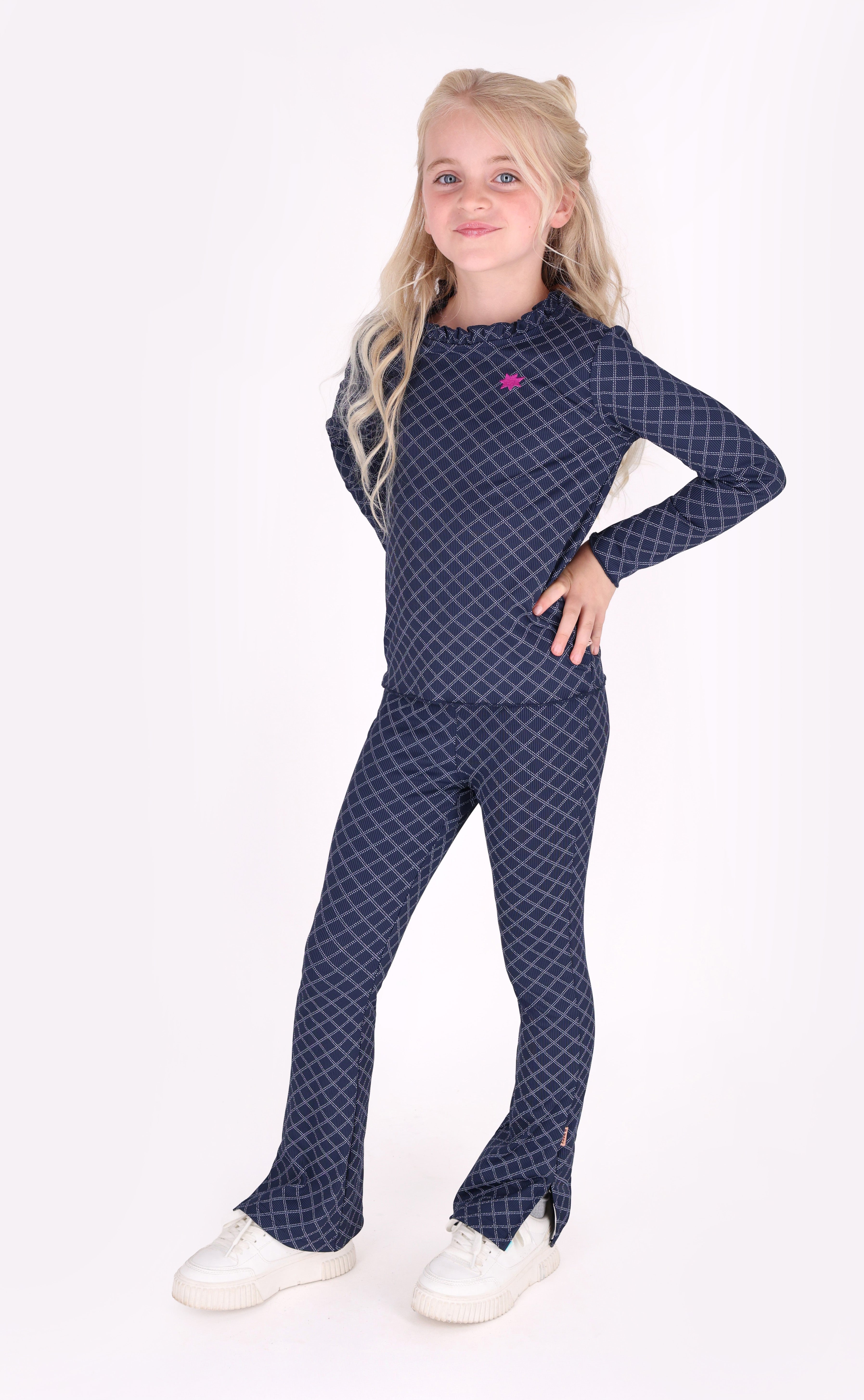 Toya Lange Mouwen Shirt Donkerblauw