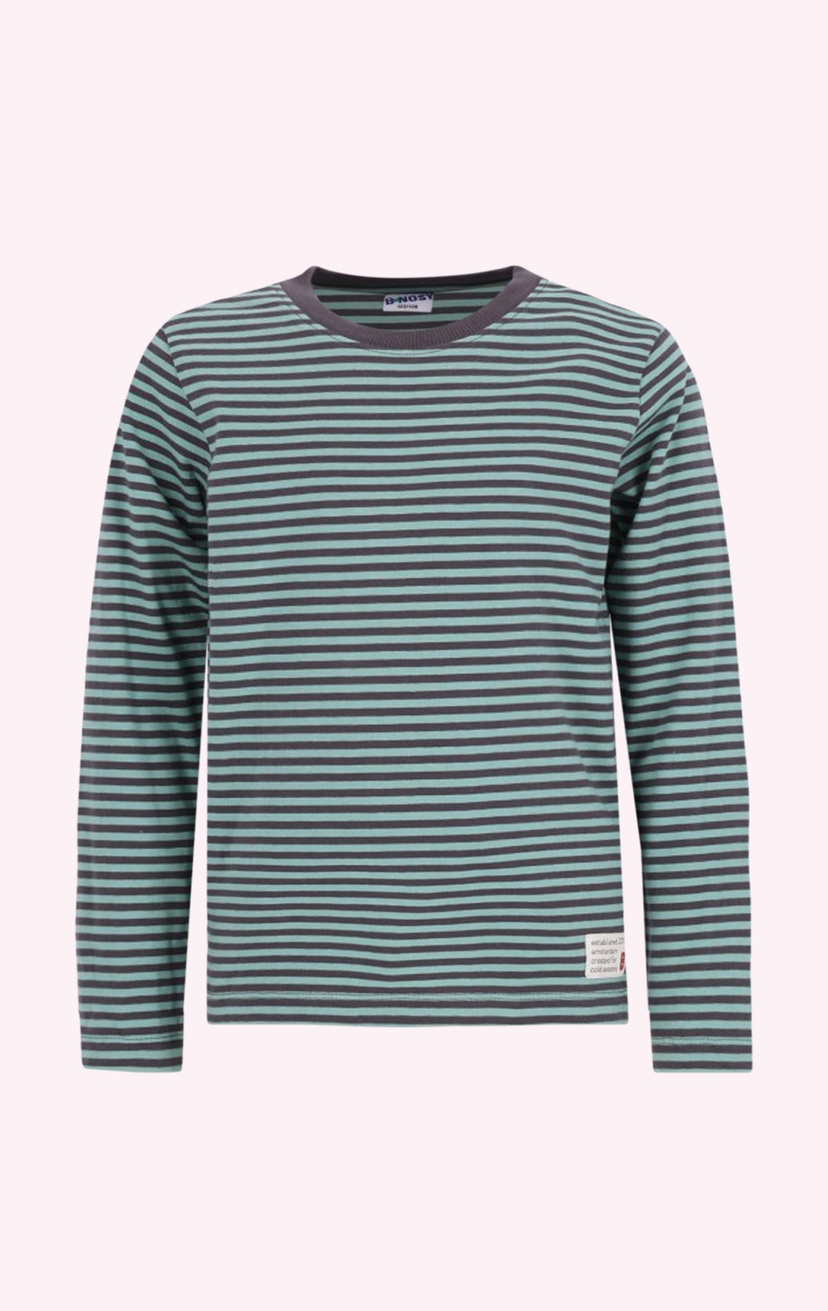 Tobias Lange Mouwen Shirt Grijs