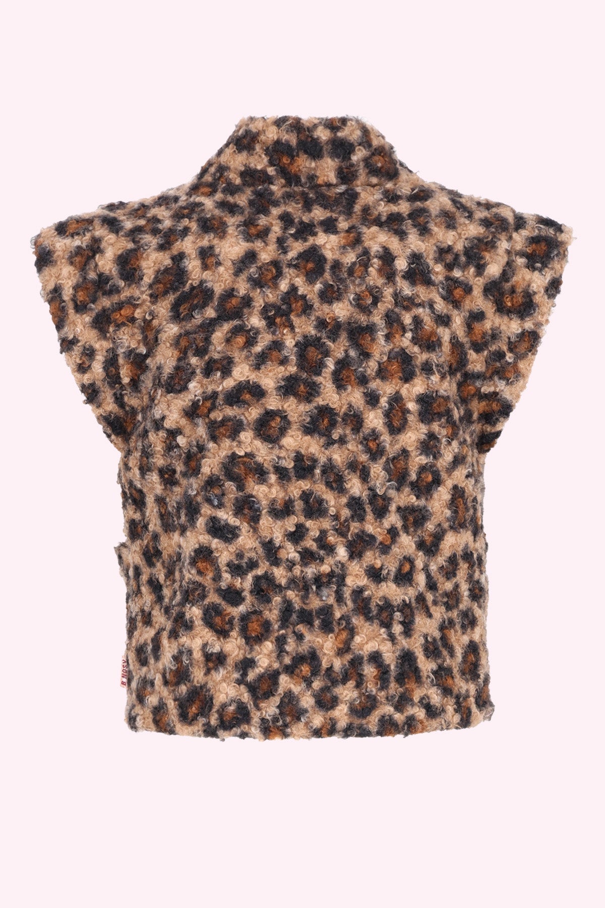 B.Nosy Georgie Teddy Gilet Panterprint Bruin