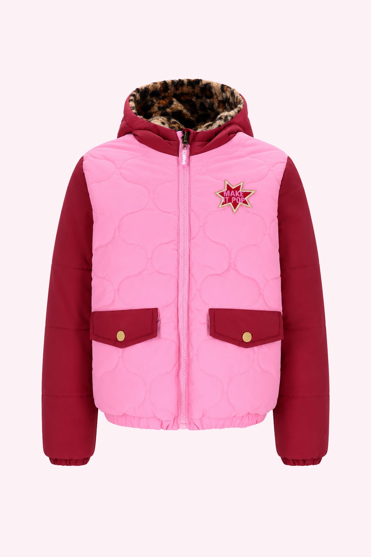 B.Nosy Jacky Omkeerbare Jas Roze