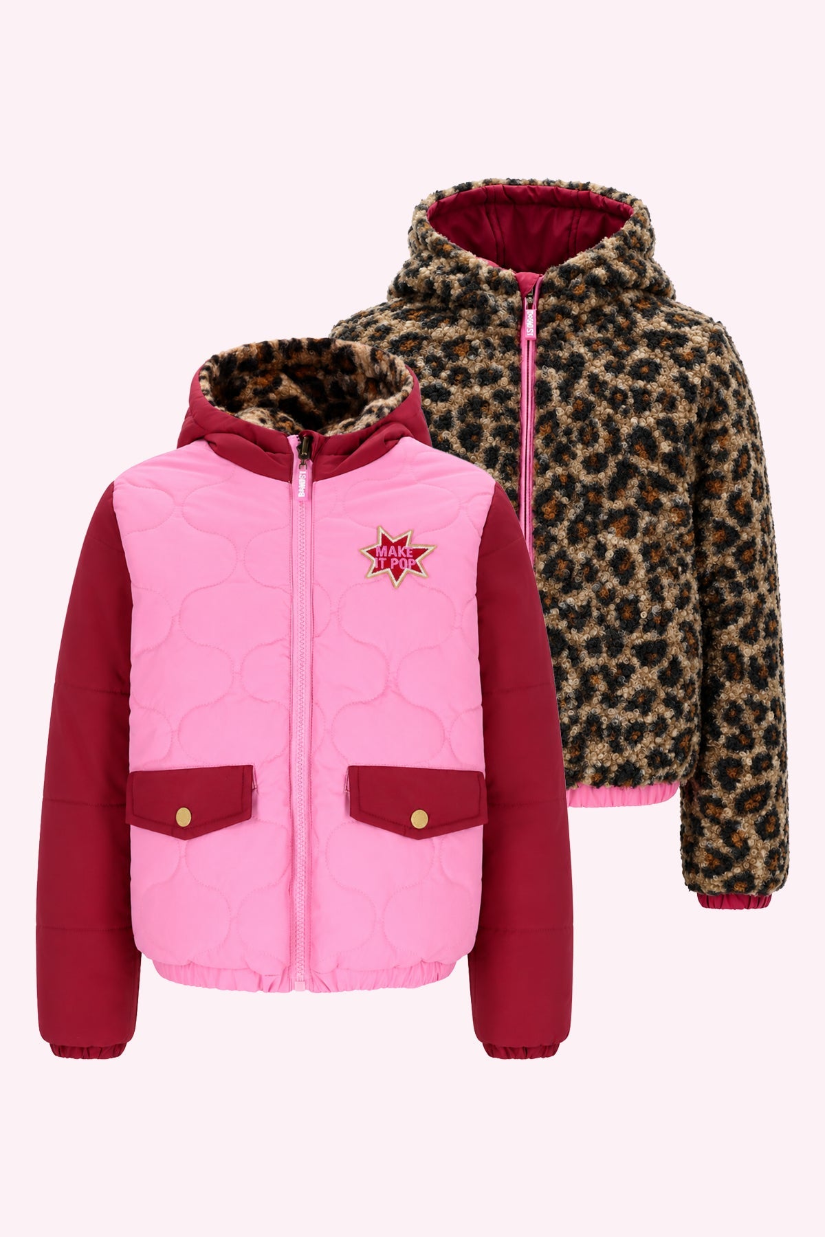 B.Nosy Jacky Omkeerbare Jas Roze