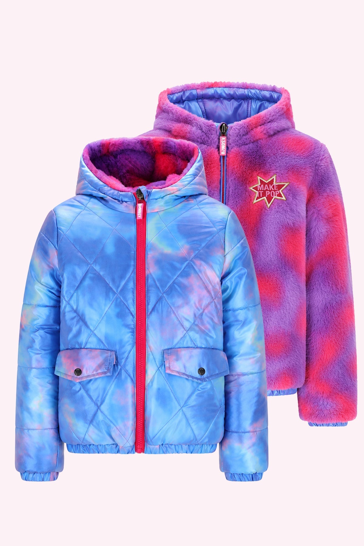 B.Nosy Jacky Omkeerbare Jas Blauw