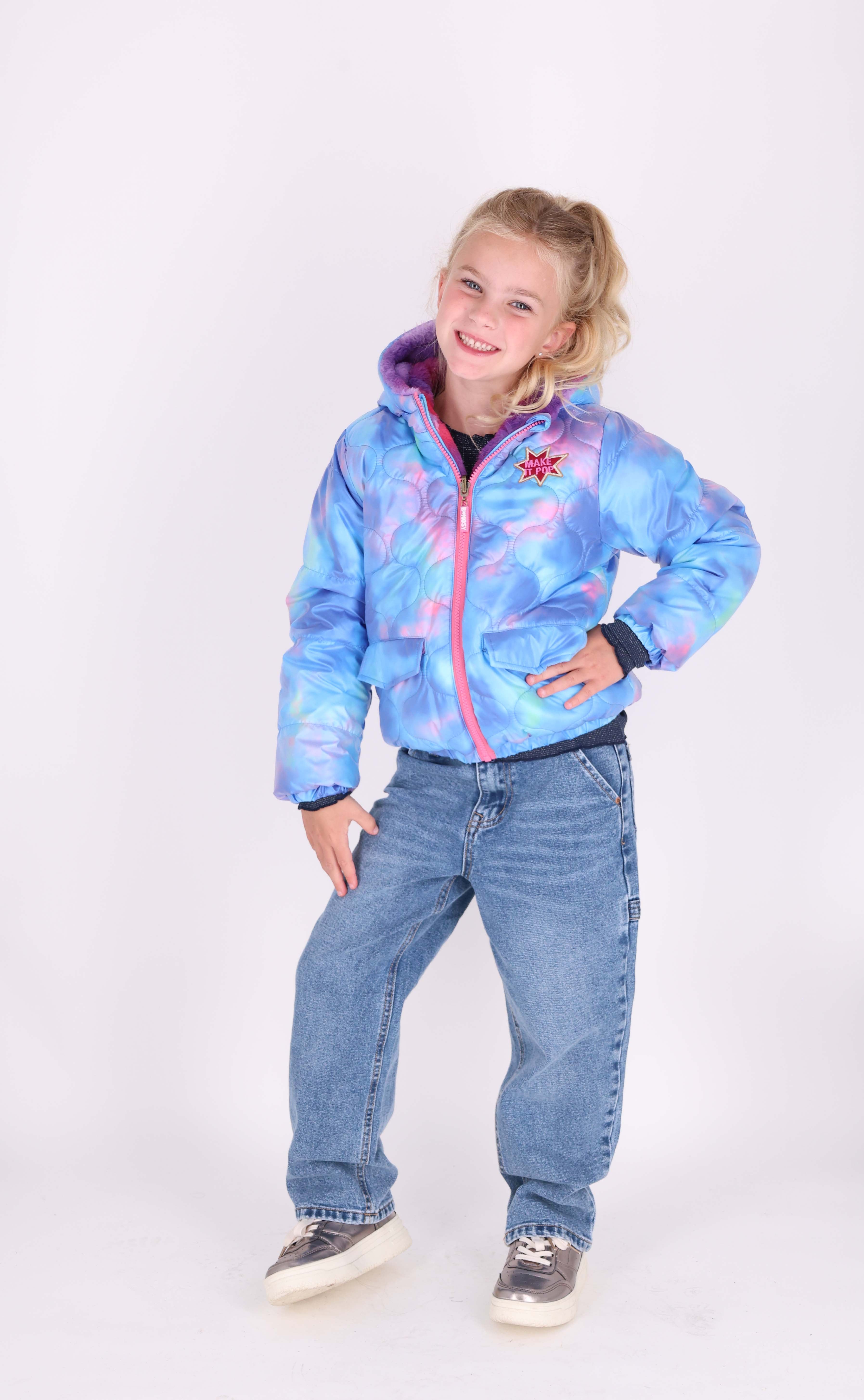 B.Nosy Jacky Omkeerbare Jas Blauw
