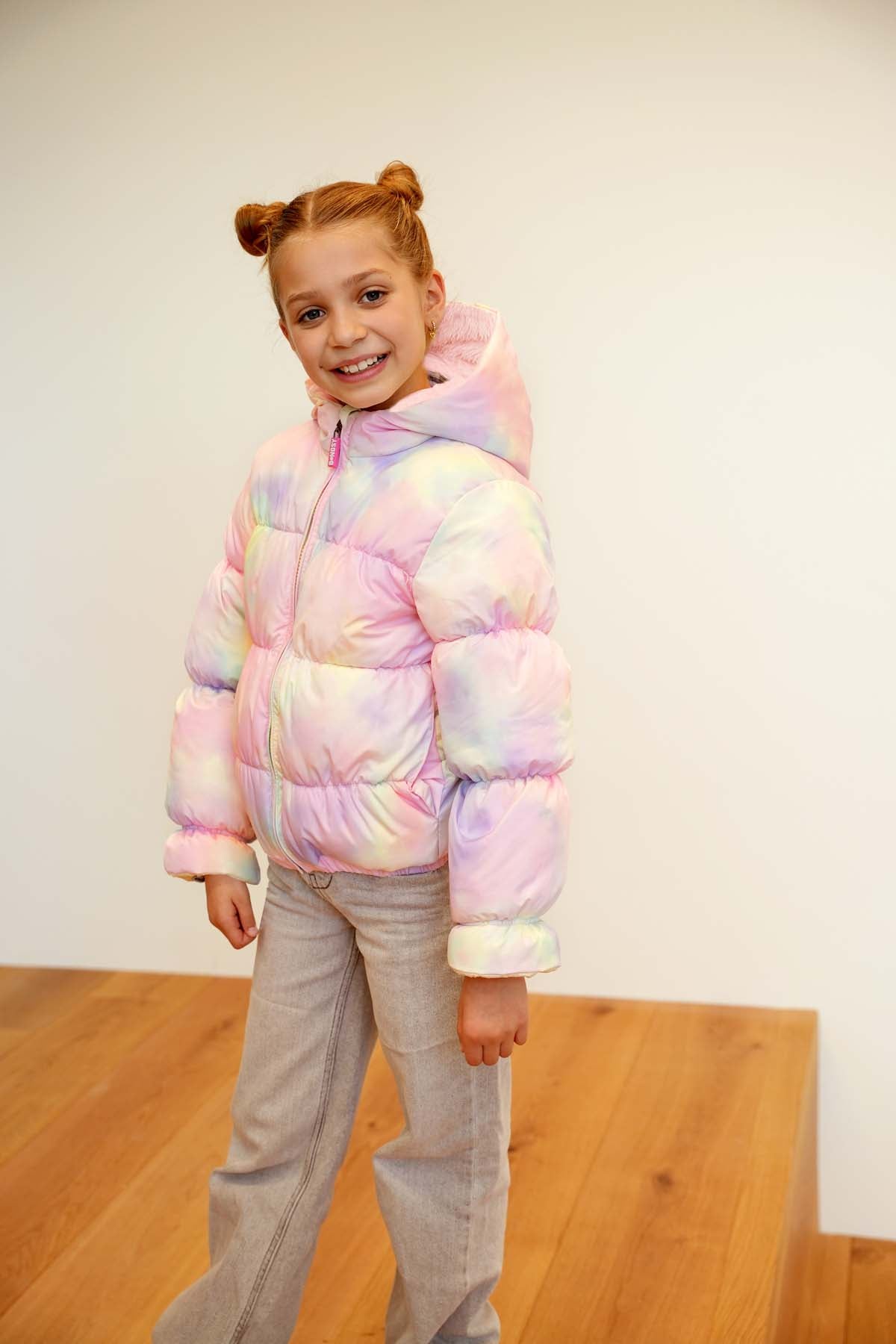 B.Nosy Jessie Omkeerbare Jas Roze
