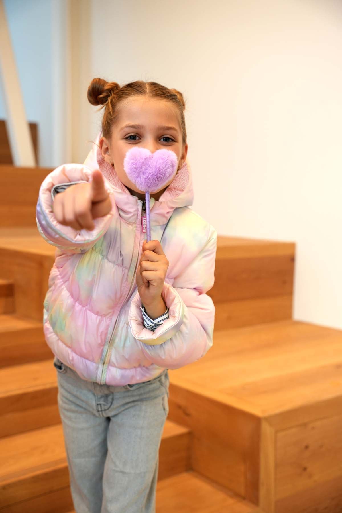 B.Nosy Jessie Omkeerbare Jas Roze