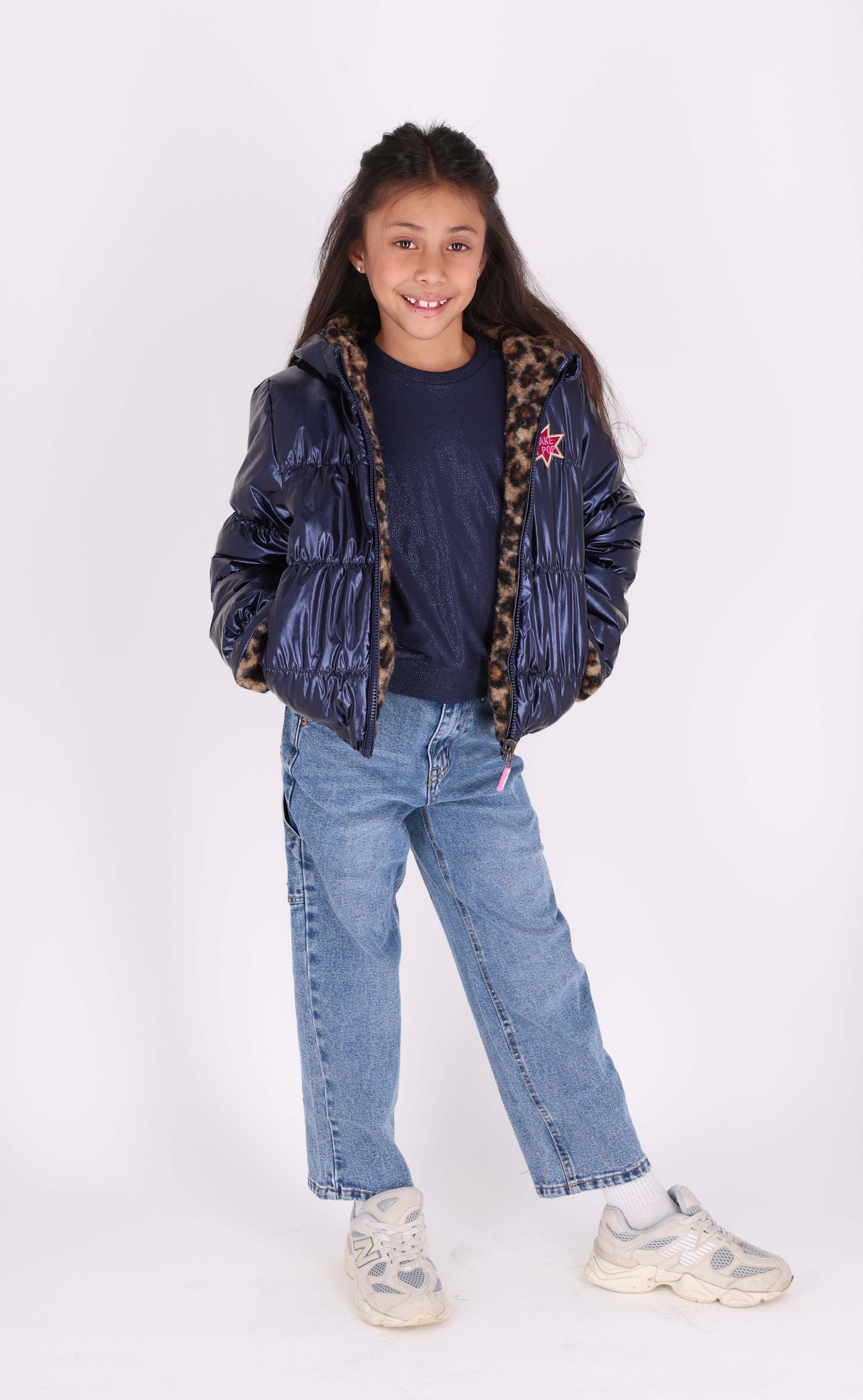 B.Nosy Jessie Omkeerbare Jas Donkerblauw