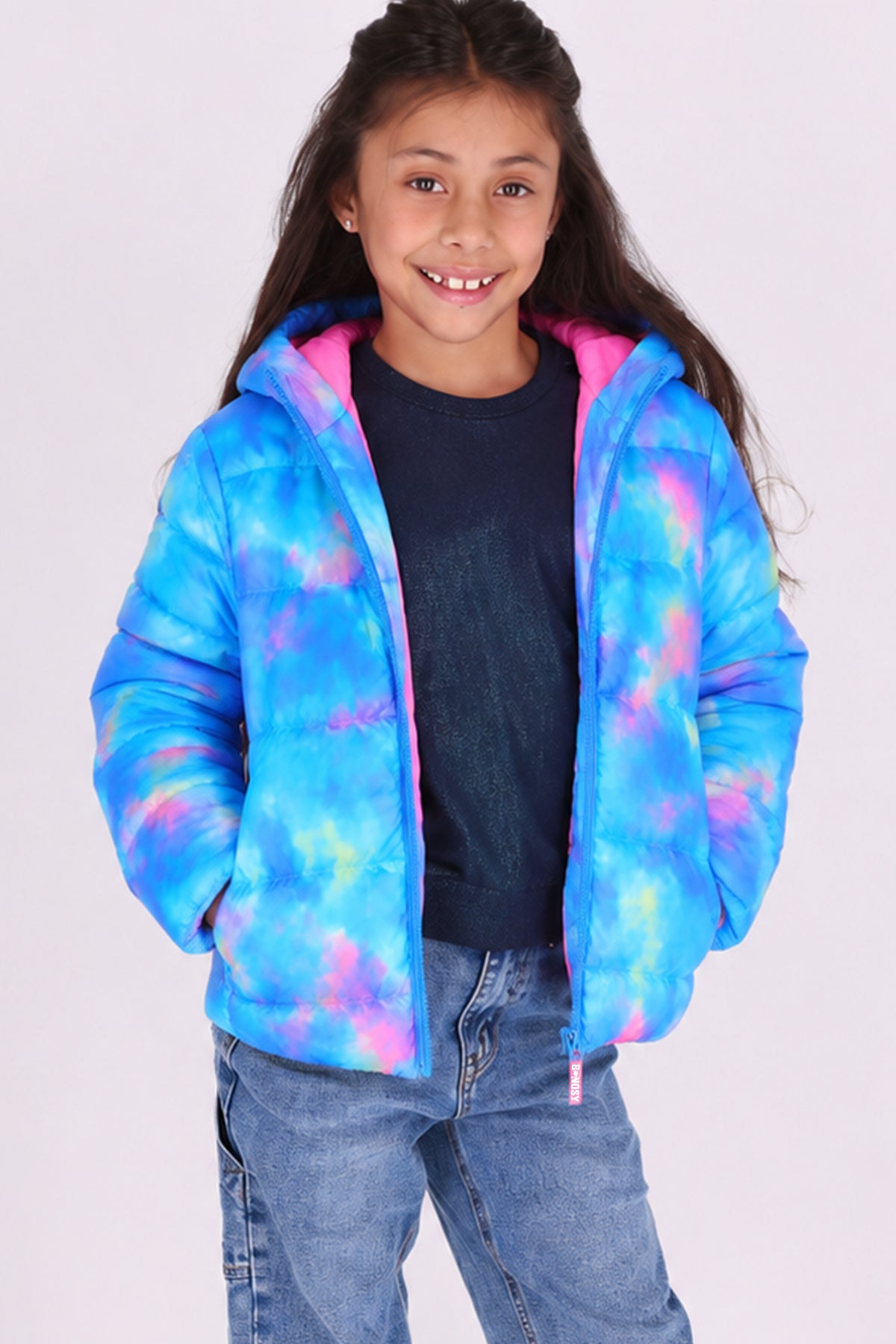 B.Nosy Joy Jas met print Blauw
